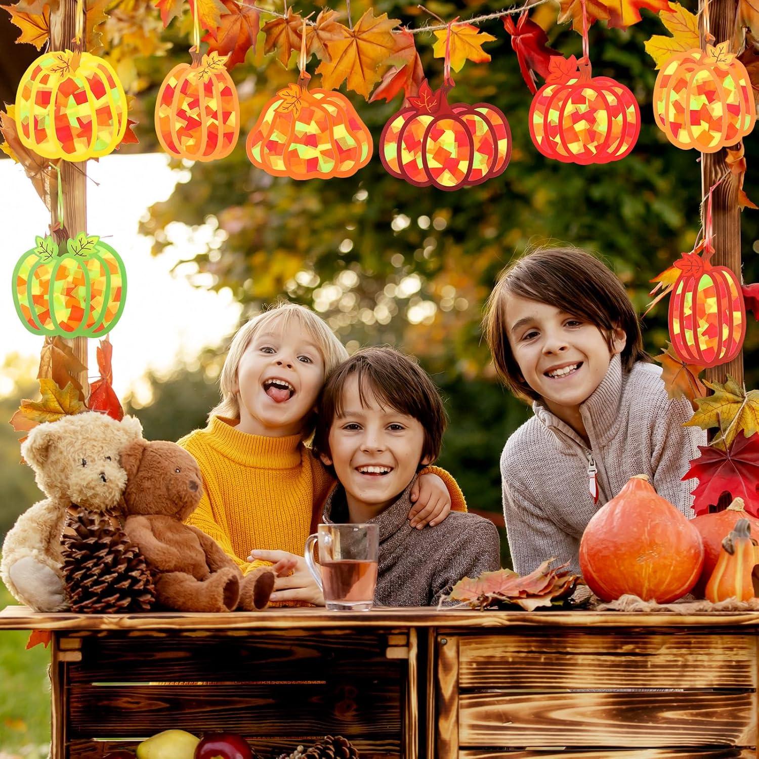 Kits de Manualidades Otoñales DoubleFill 48 Piezas Calabaza