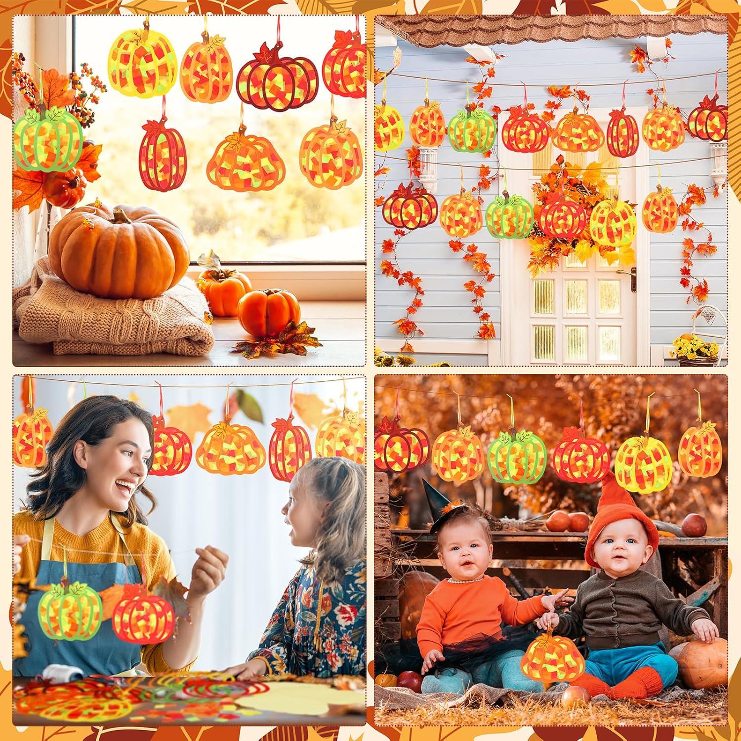 Kits de Manualidades Otoñales DoubleFill 48 Piezas Calabaza