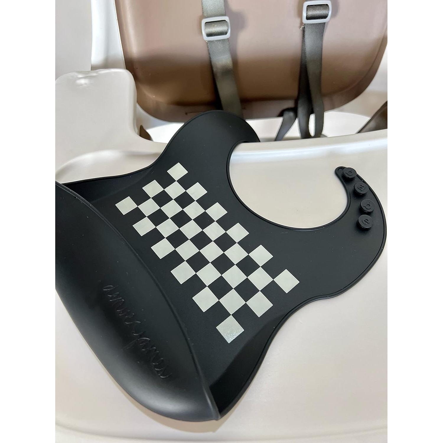 Baberos de Silicona Denver James - Ajustables y Lavables - 2 Pzs