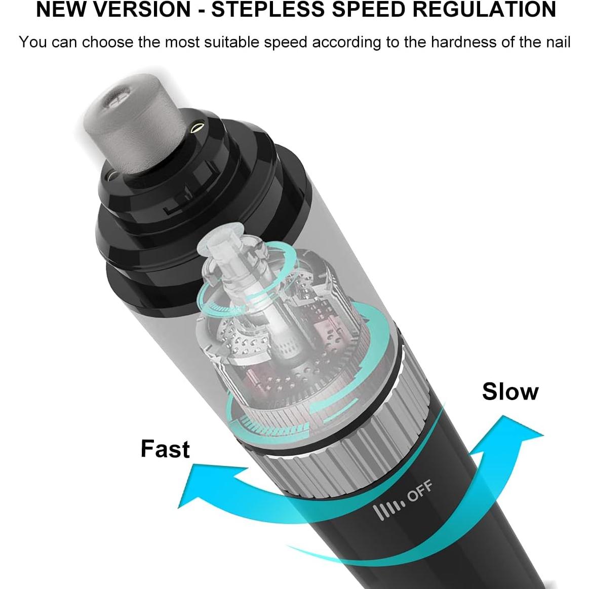 Cortador de Uñas Eléctrico Casifor para Perros y Gatos - Silencioso y Potente