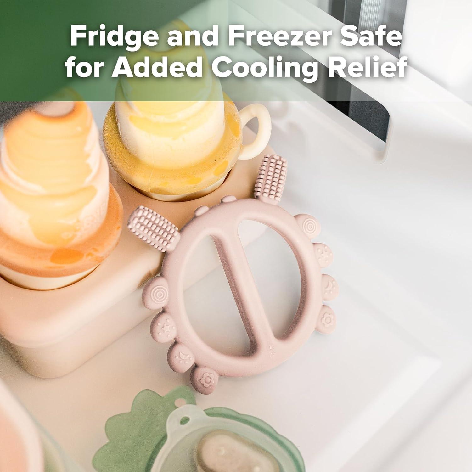 Chupete de Silicona Cangrejo Haakaa para Dentición Rubor