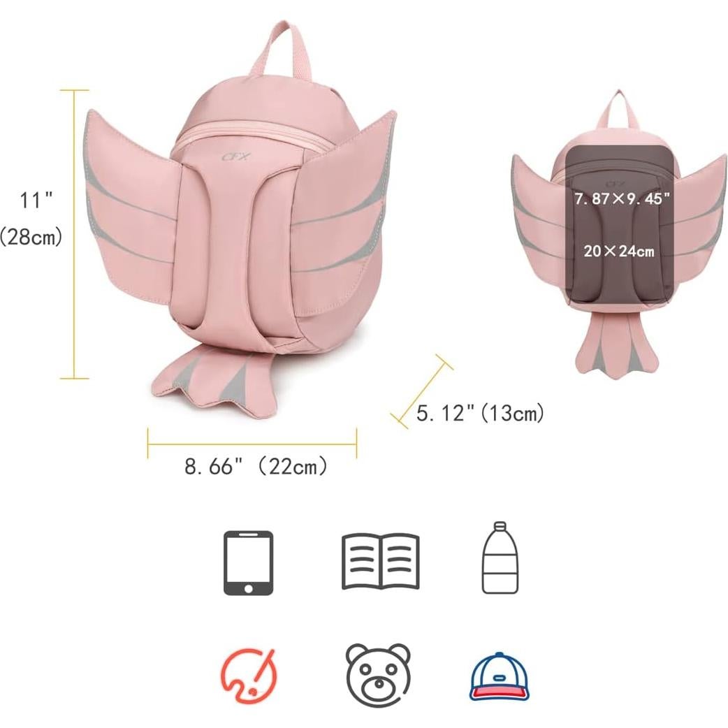 Mochila para Niños Pequeños CFX con Correa de Seguridad Pájaro