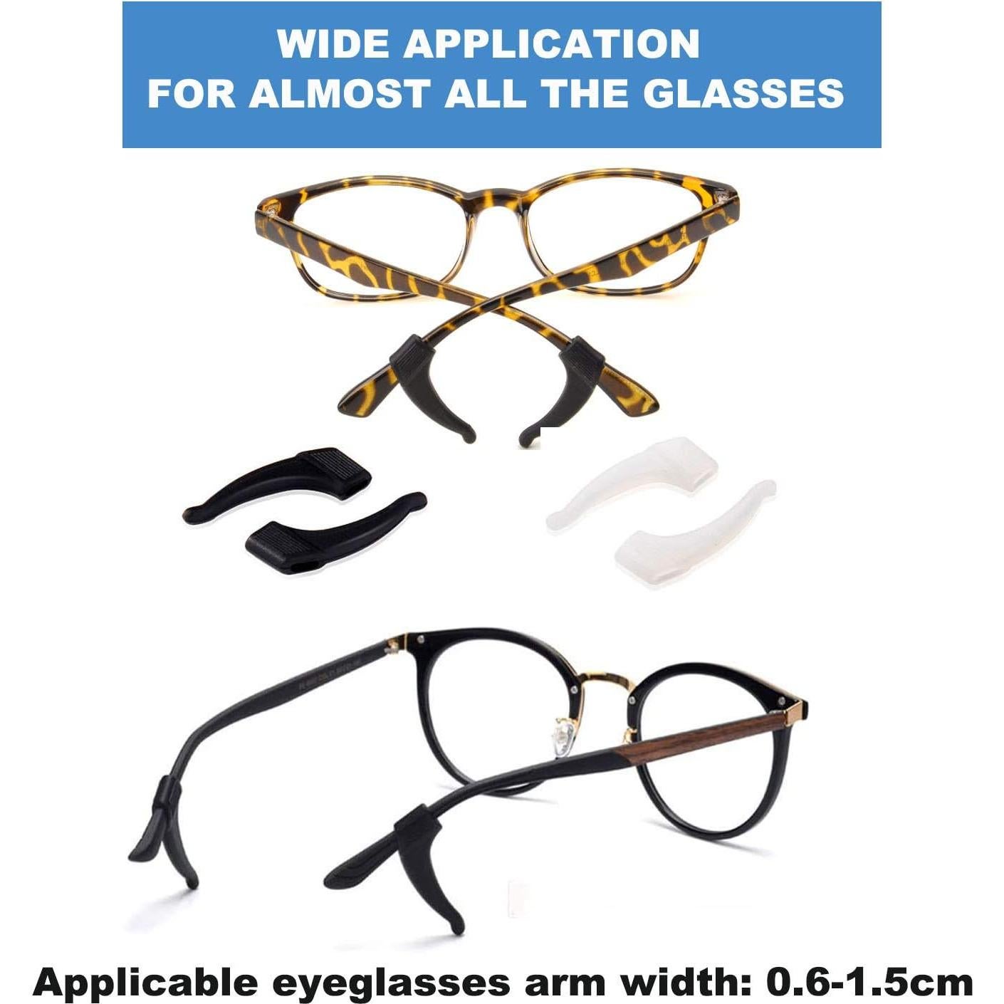 Ganchos de oreja para gafas OPUGIT - Silicona Antideslizante 10 pares