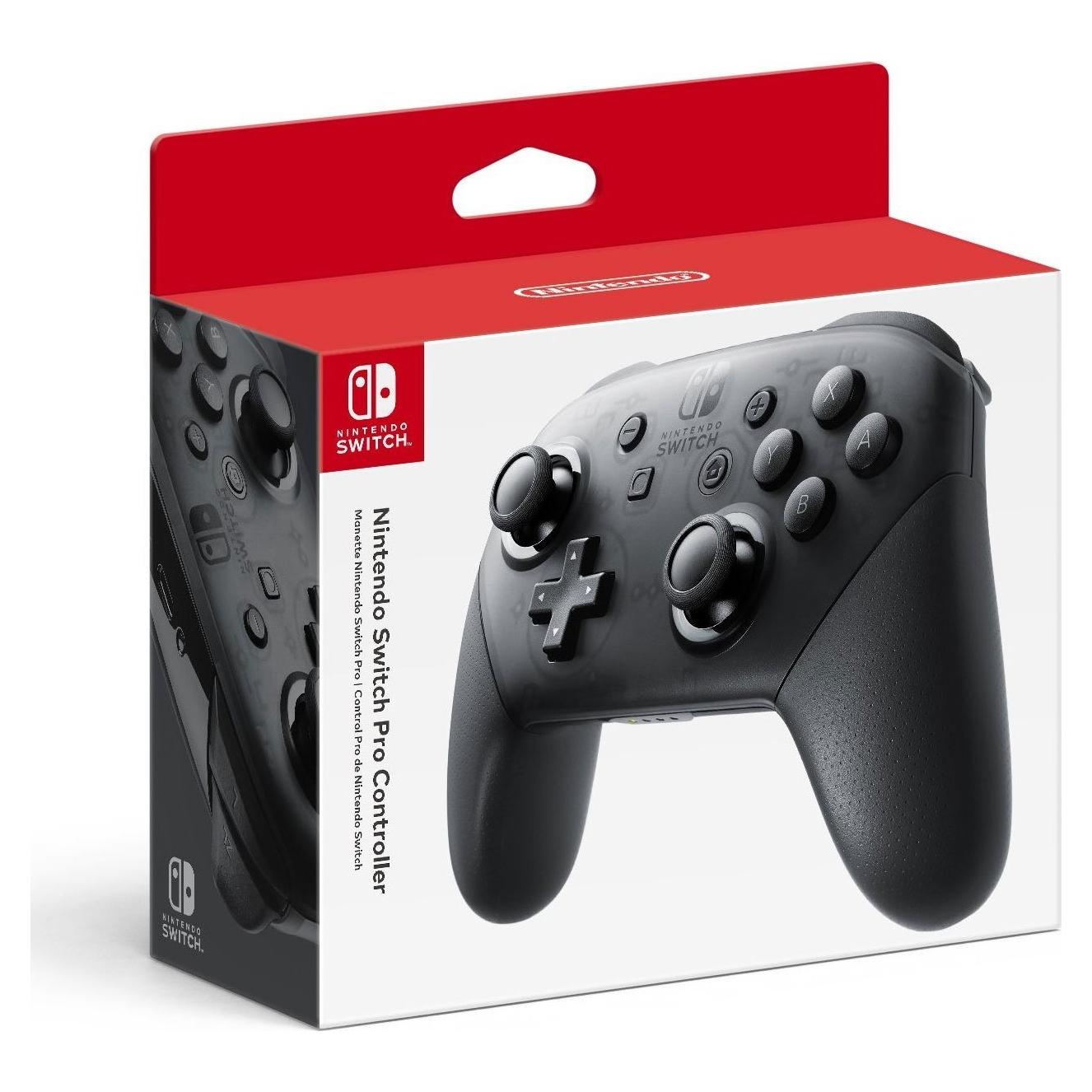 Controlador Pro Nintendo Switch Negro con Vibración HD