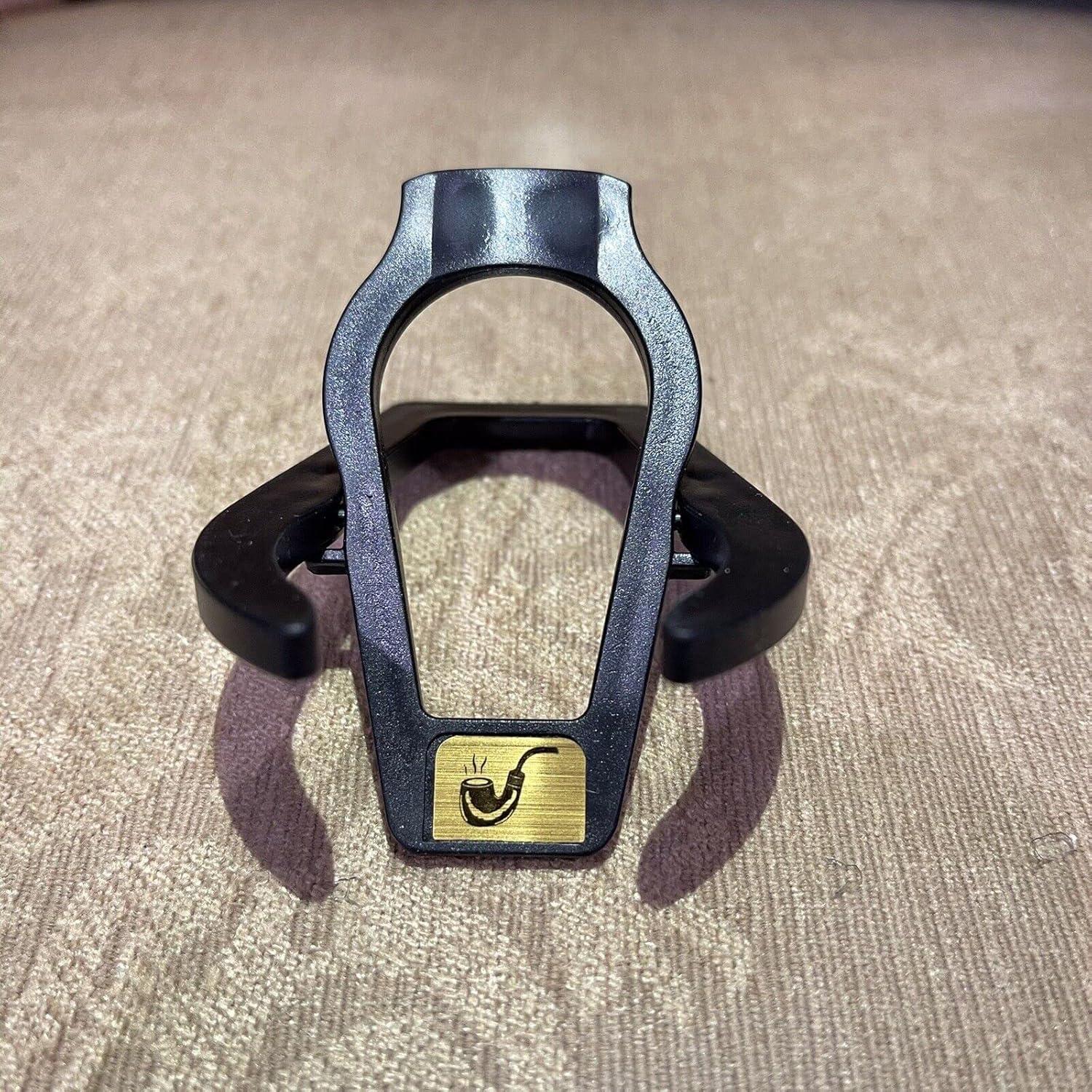 Lote de 10 Soportes Plegables para Pipas de Fumar Negro