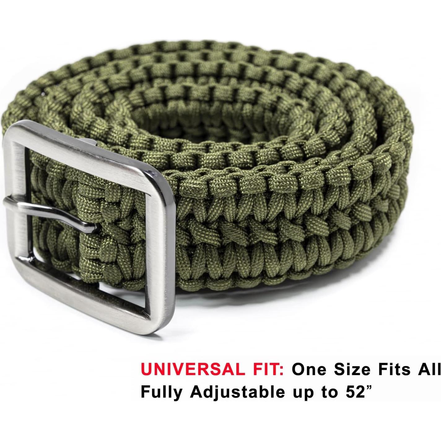 Cinturón de Supervivencia EDC ASR Outdoor Paracord 132 cm