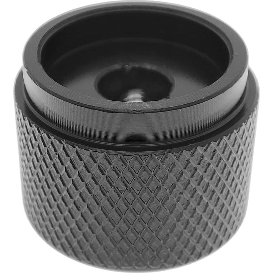 Paquete de 2 Perillas de Control Rotativo Szliyands Aluminio Negro