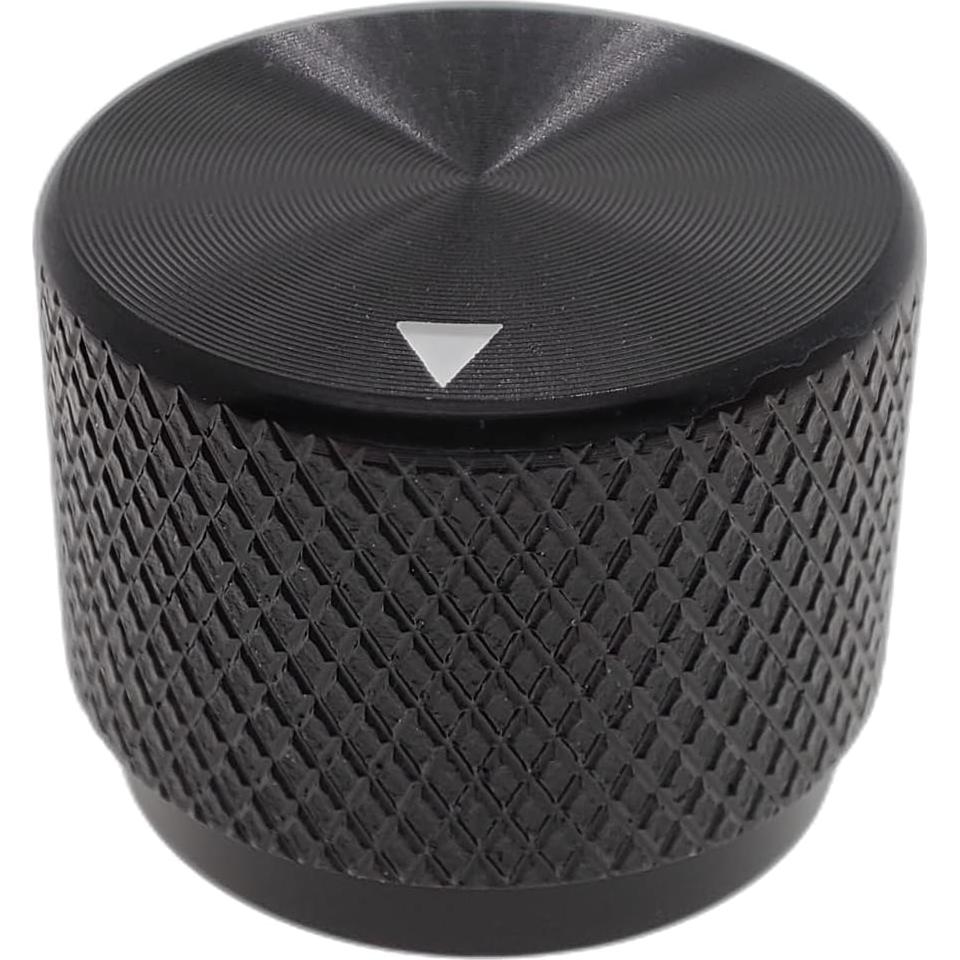 Paquete de 2 Perillas de Control Rotativo Szliyands Aluminio Negro