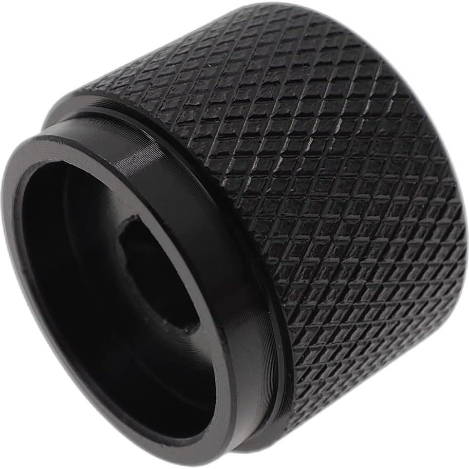 Paquete de 2 Perillas de Control Rotativo Szliyands Aluminio Negro