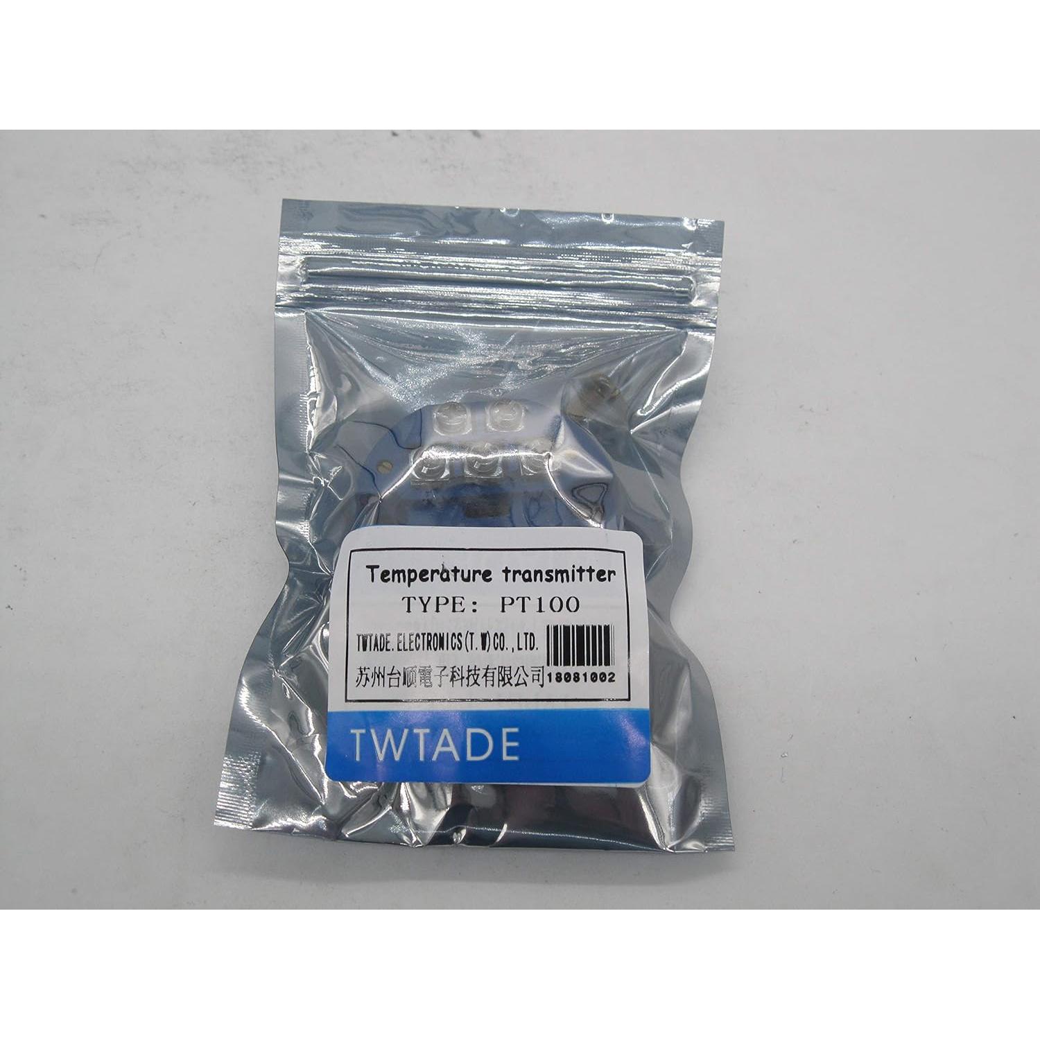 Transmisor de Temperatura PT100 TWTADE -50 a 100°C 4-20mA