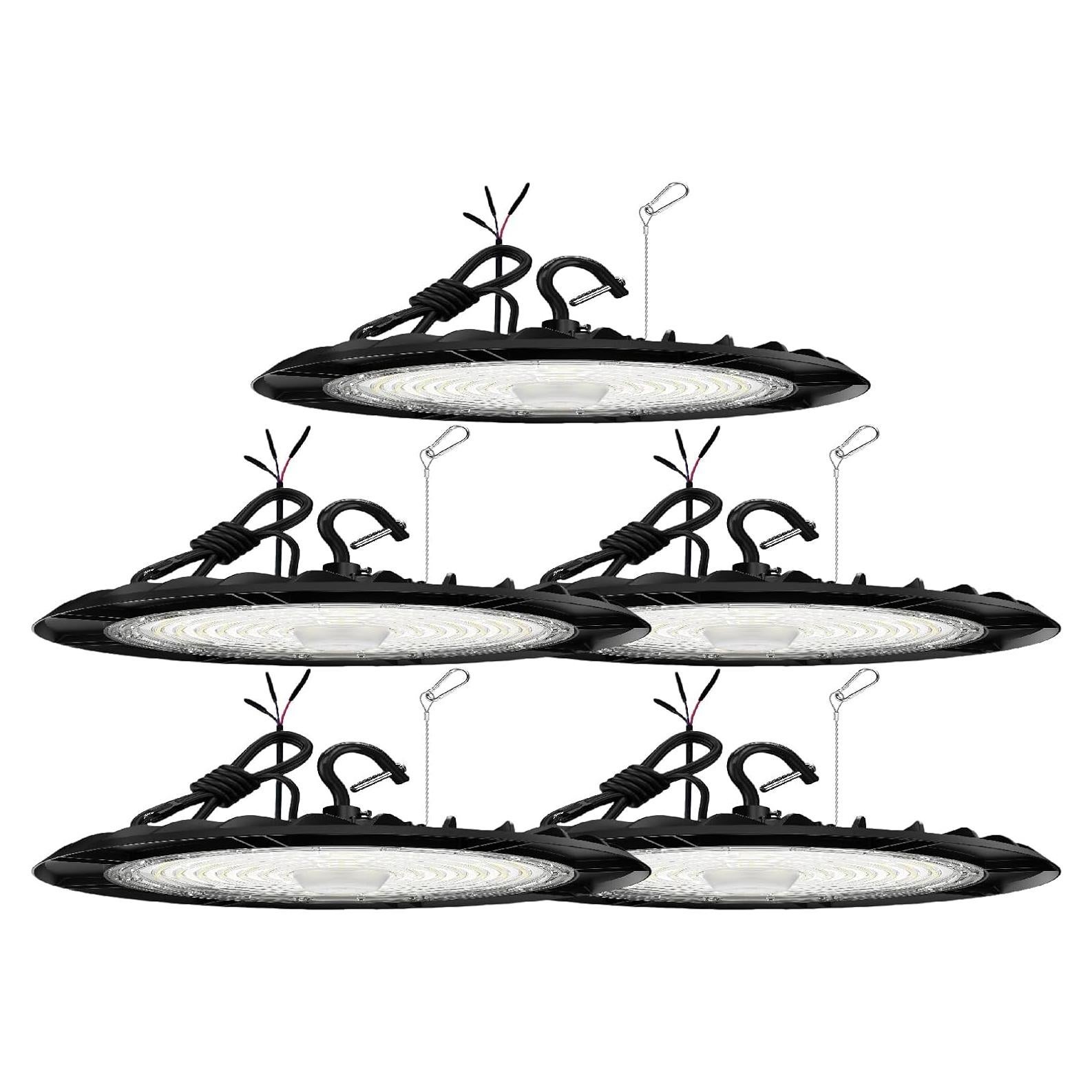 Luz LED Alta Bahía Hylele 200W 6000K Regulable Paquete 5