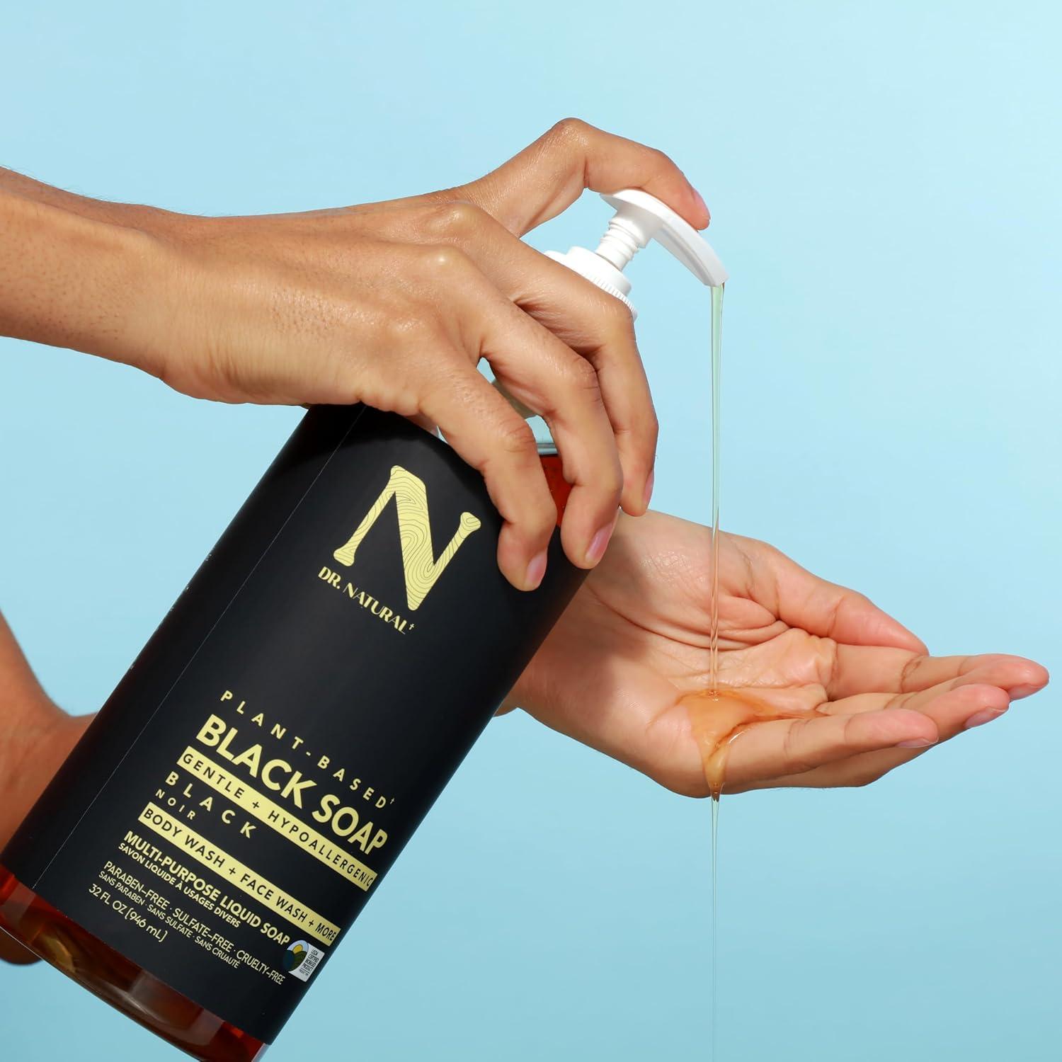 Jabón Líquido Negro Multiusos Dr. Natural 907 g - Hidratante