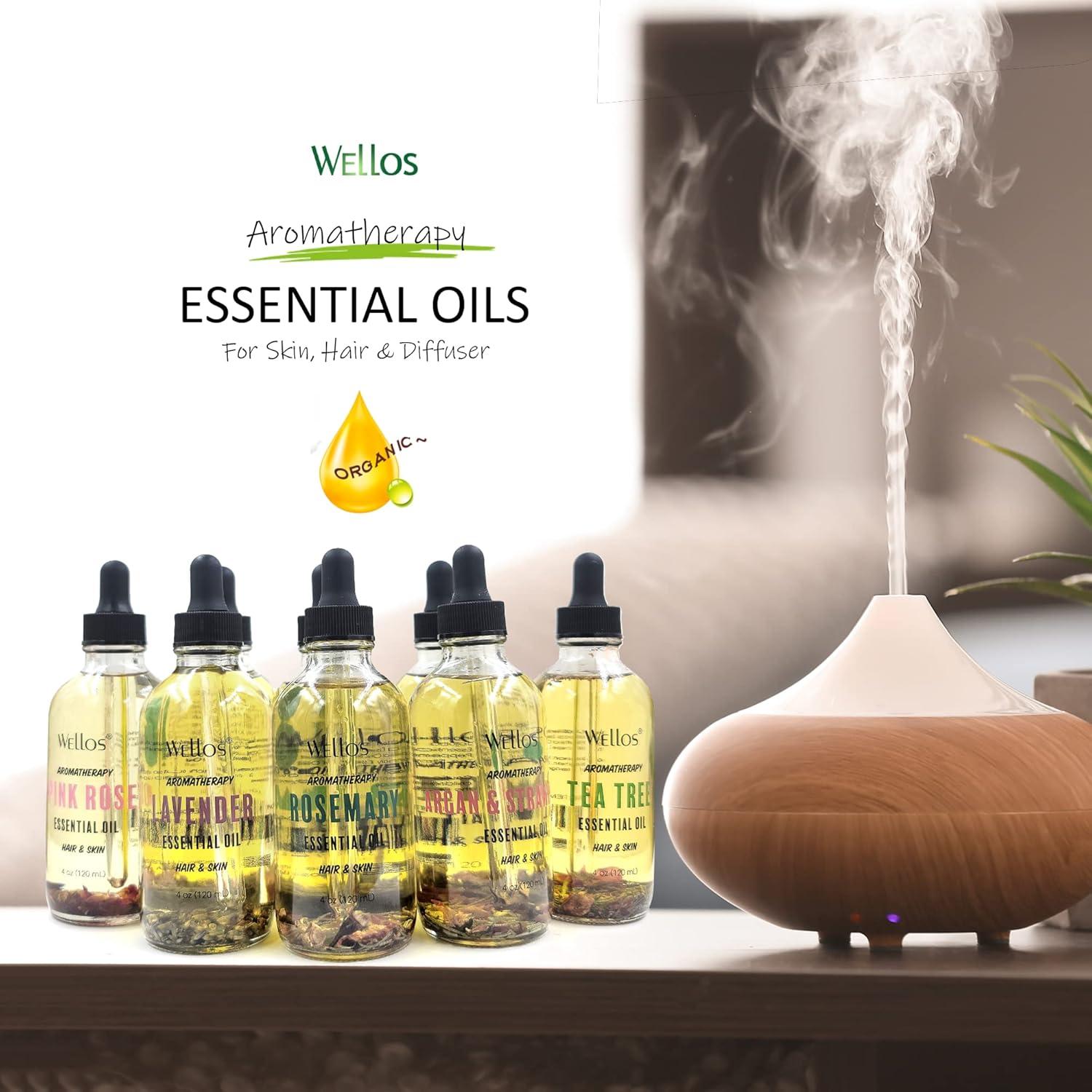 Aceite Esencial de Argán y Fresa Wellos 120ml - Aromaterapia