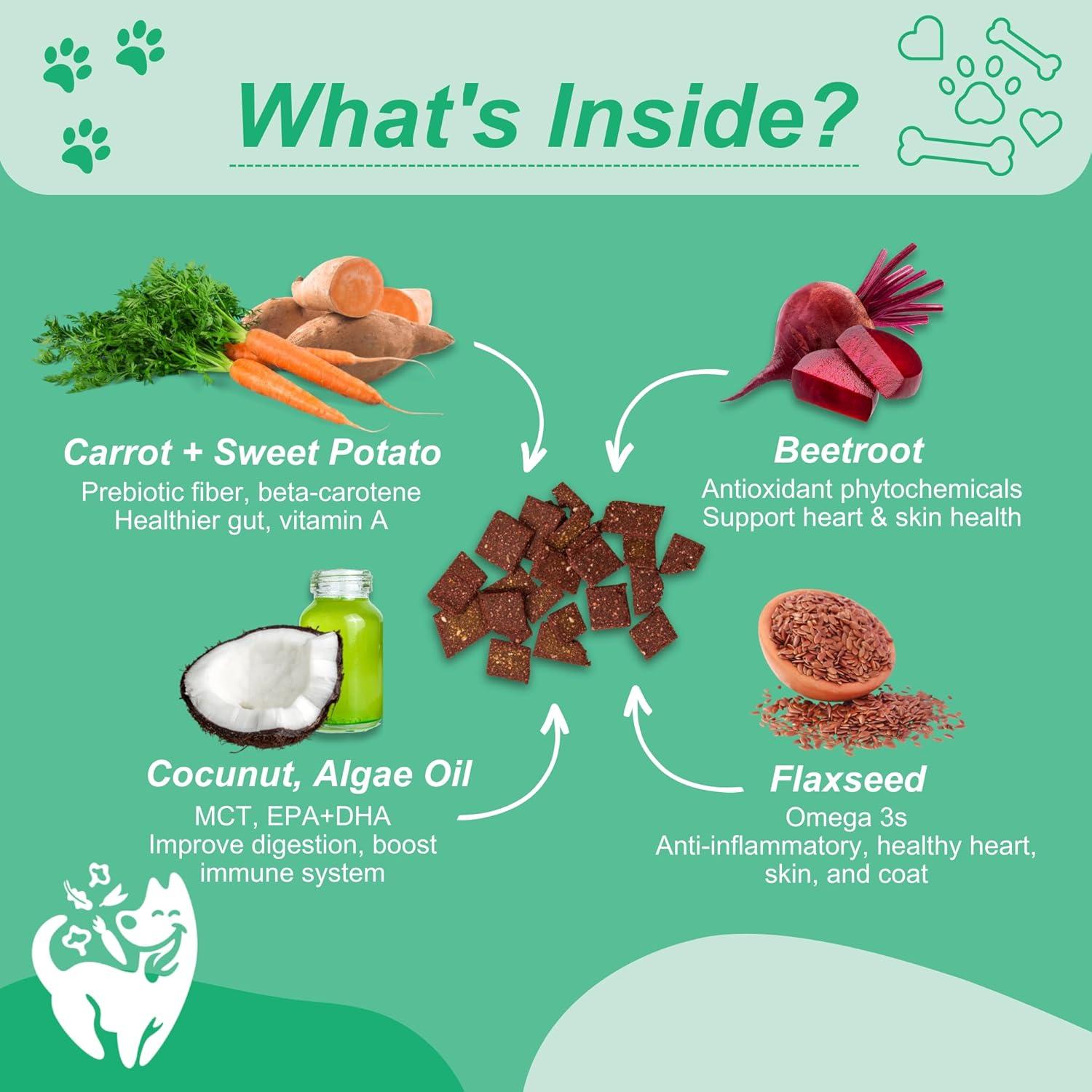 Galletas Veganas para Perros Vivus 150g - Bocados de Bacun Ahumado