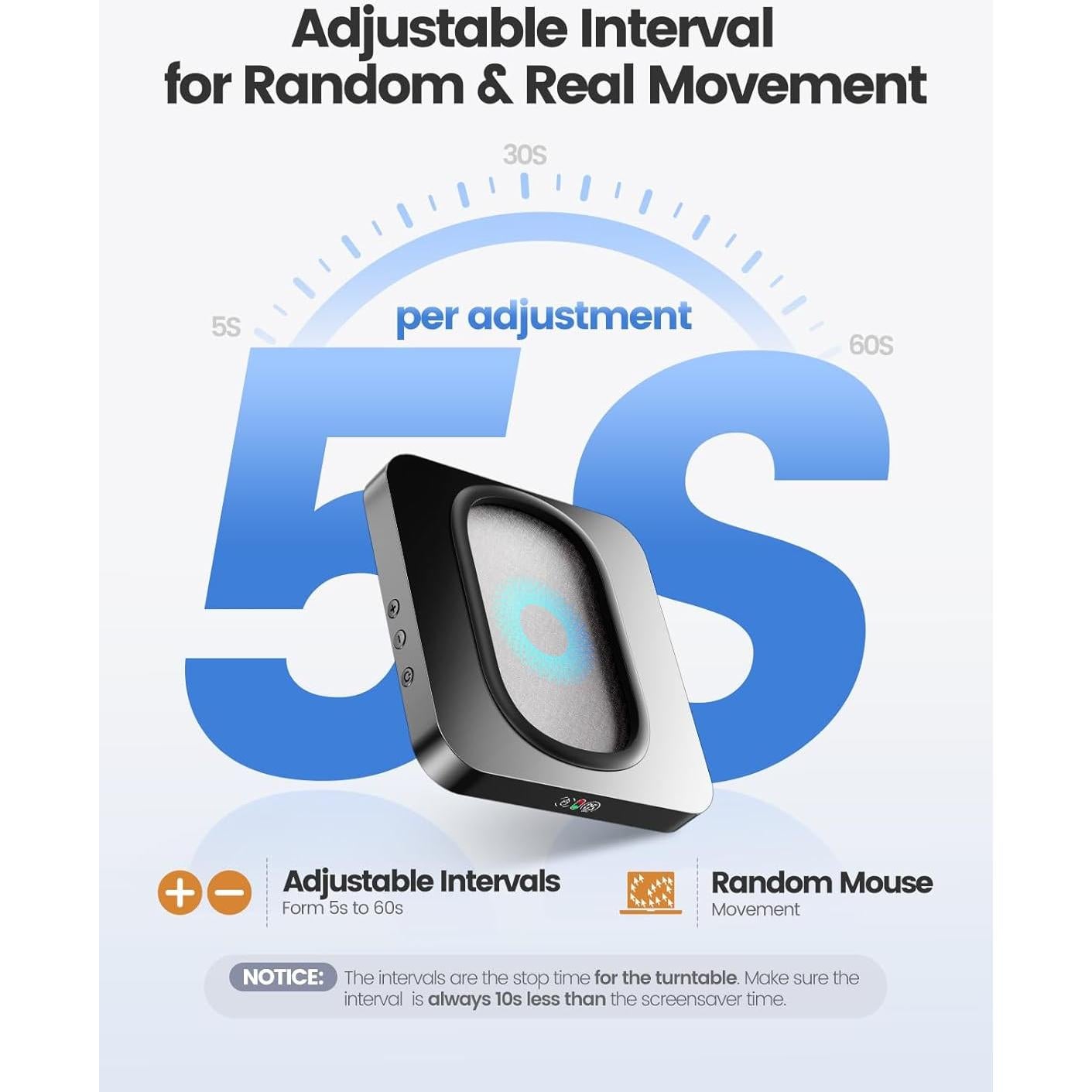 Jiggler de Ratón Meatanty Delgado con Plataforma Ampliada