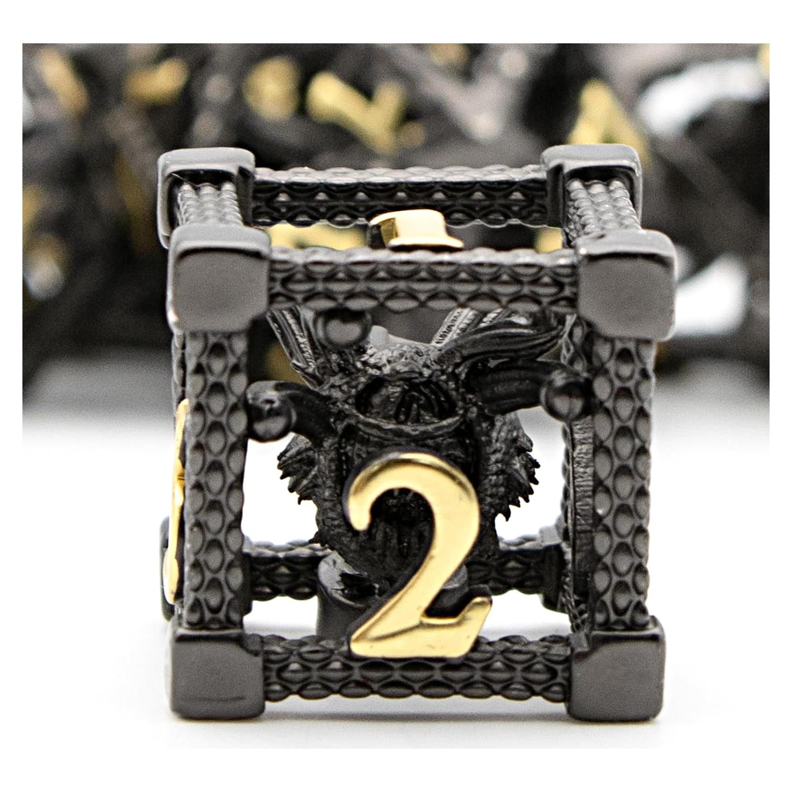 Conjunto de Dados Beholder D&D HNCCESG 7 Piezas Metal