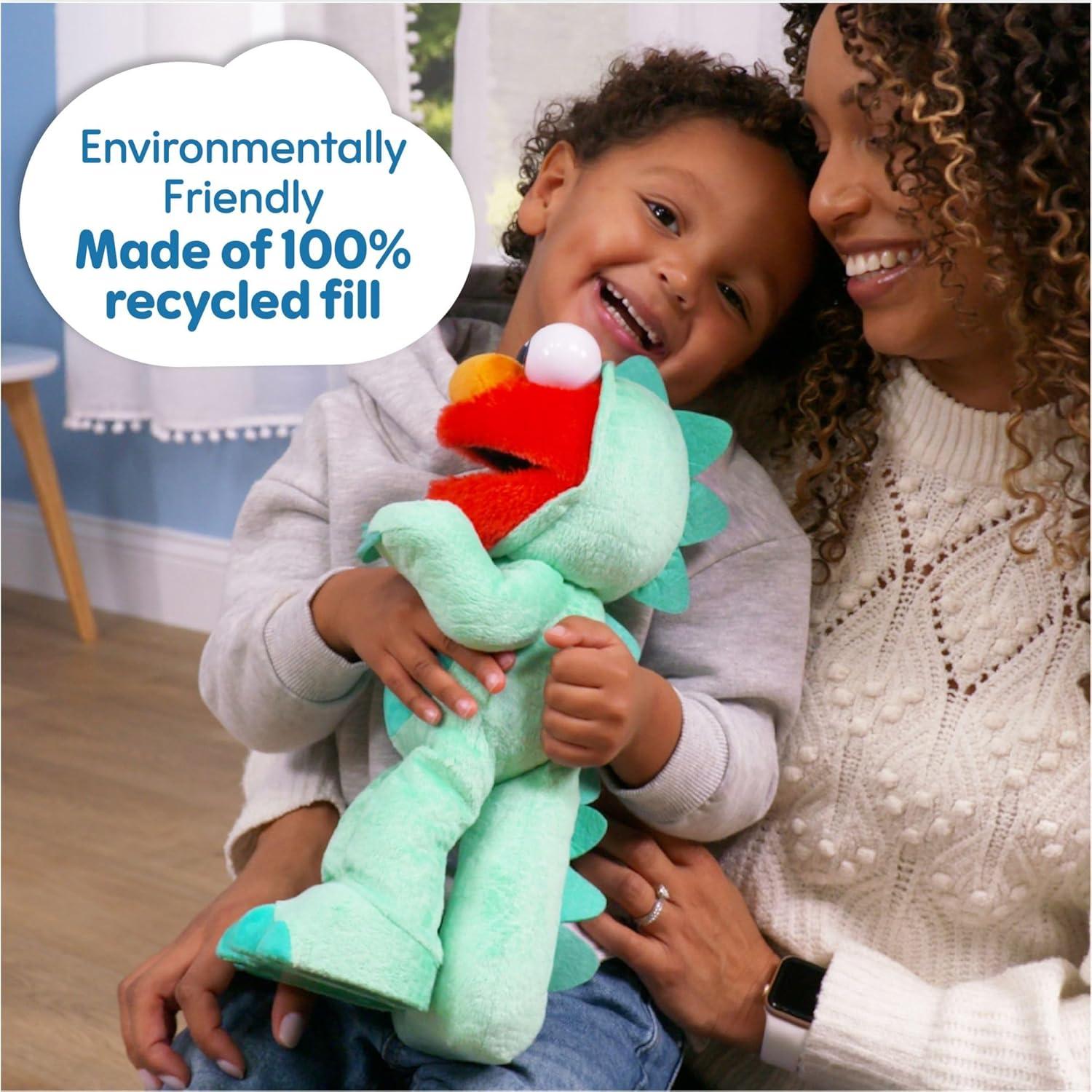 Peluche Elmo Dino Stomp 33 cm Just Play Canta y Baila