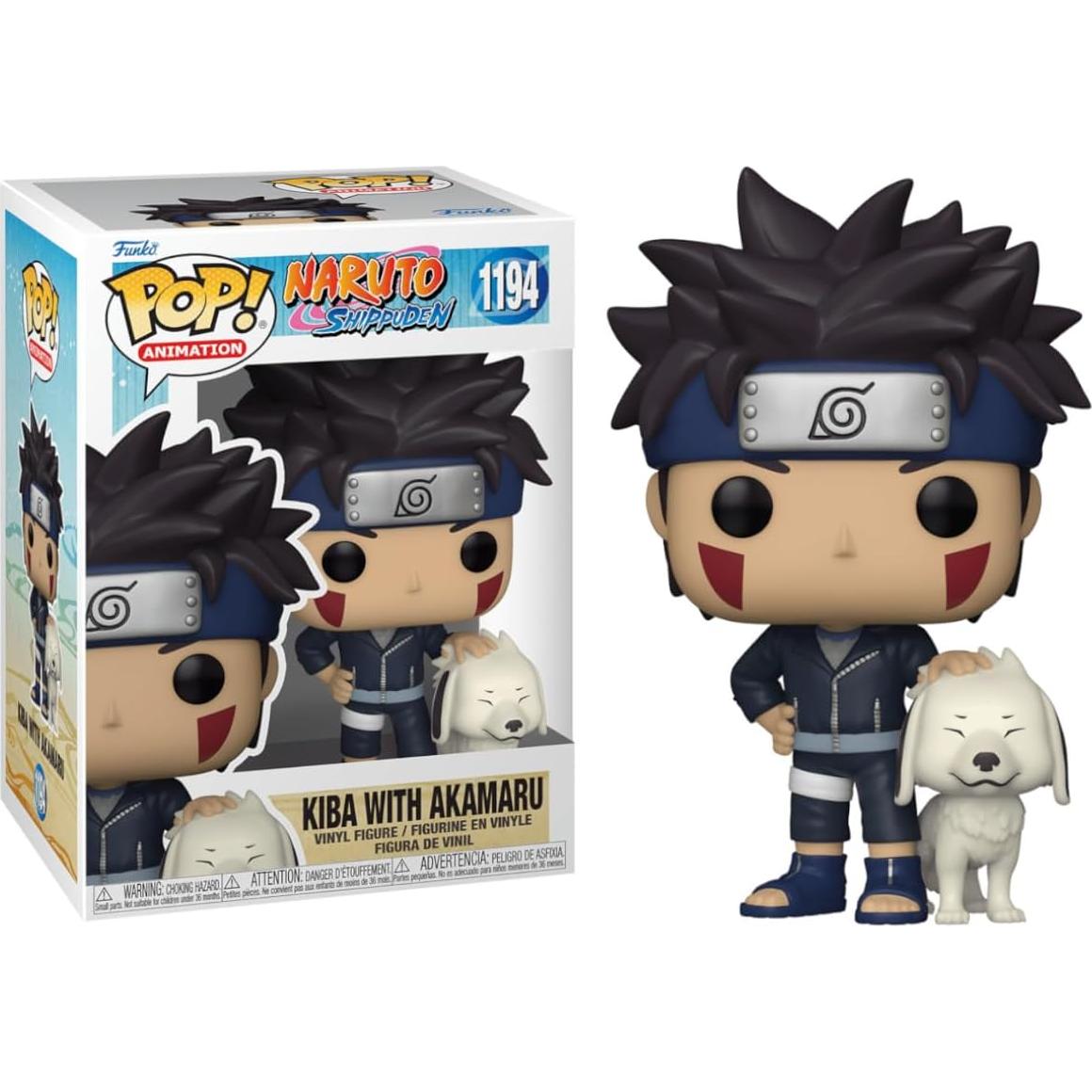 Figura Funko Pop! Naruto Kiba con Akamaru 12.19 cm