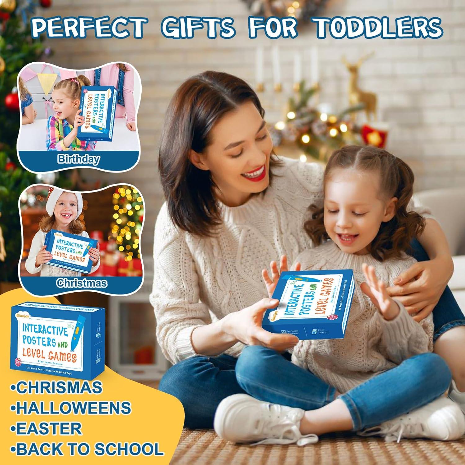 Póster Interactivo Bilingüe Qiaojoy Dinosaurios y Espacio