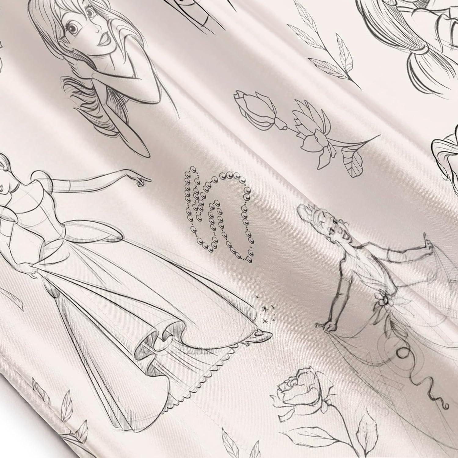 Funda de Almohada de Satén Jay Franco Princesa Disney 50.8x76.2 cm