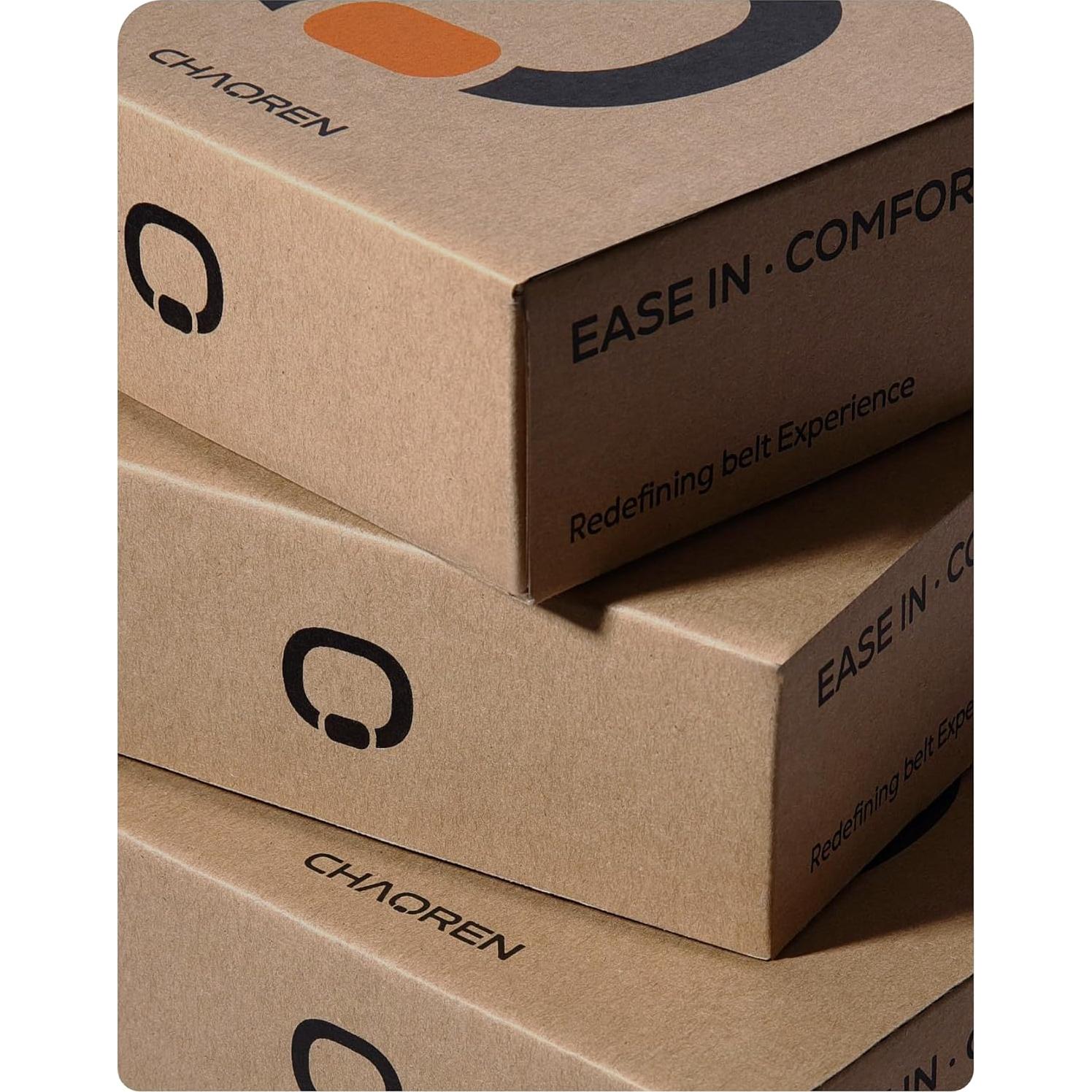 Cinturón de Cuero Trenzado CHAOREN para Hombres 2,86 cm