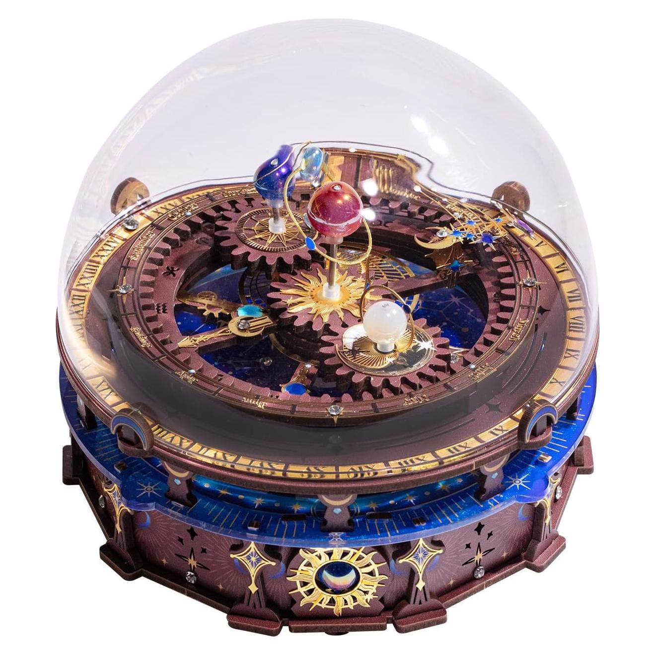 Rompecabezas 3D de Madera MU Planisferio Iluminado 20.5cm