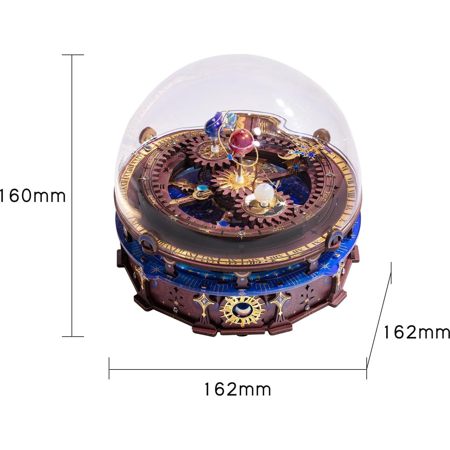 Rompecabezas 3D de Madera MU Planisferio Iluminado 20.5cm