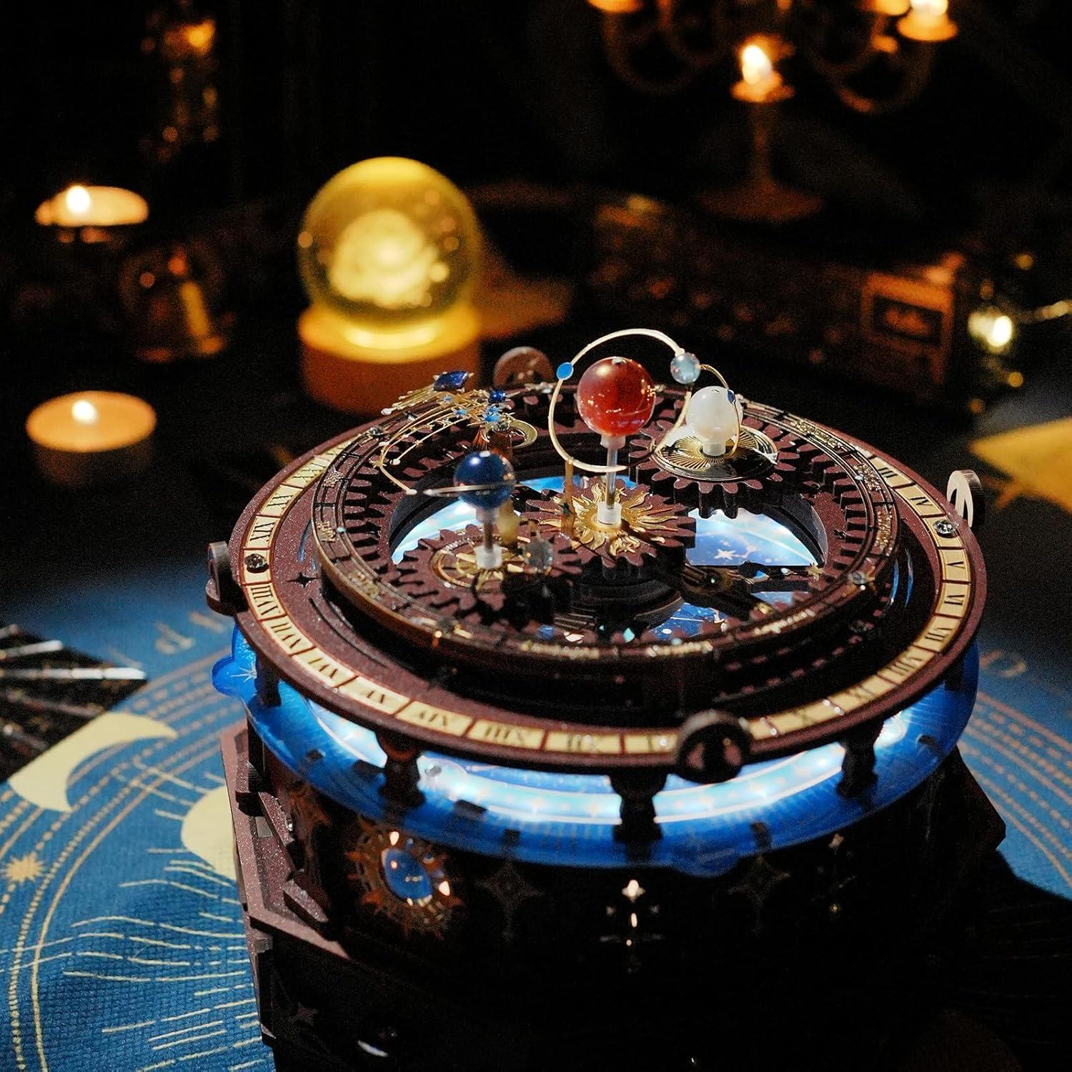 Rompecabezas 3D de Madera MU Planisferio Iluminado 20.5cm