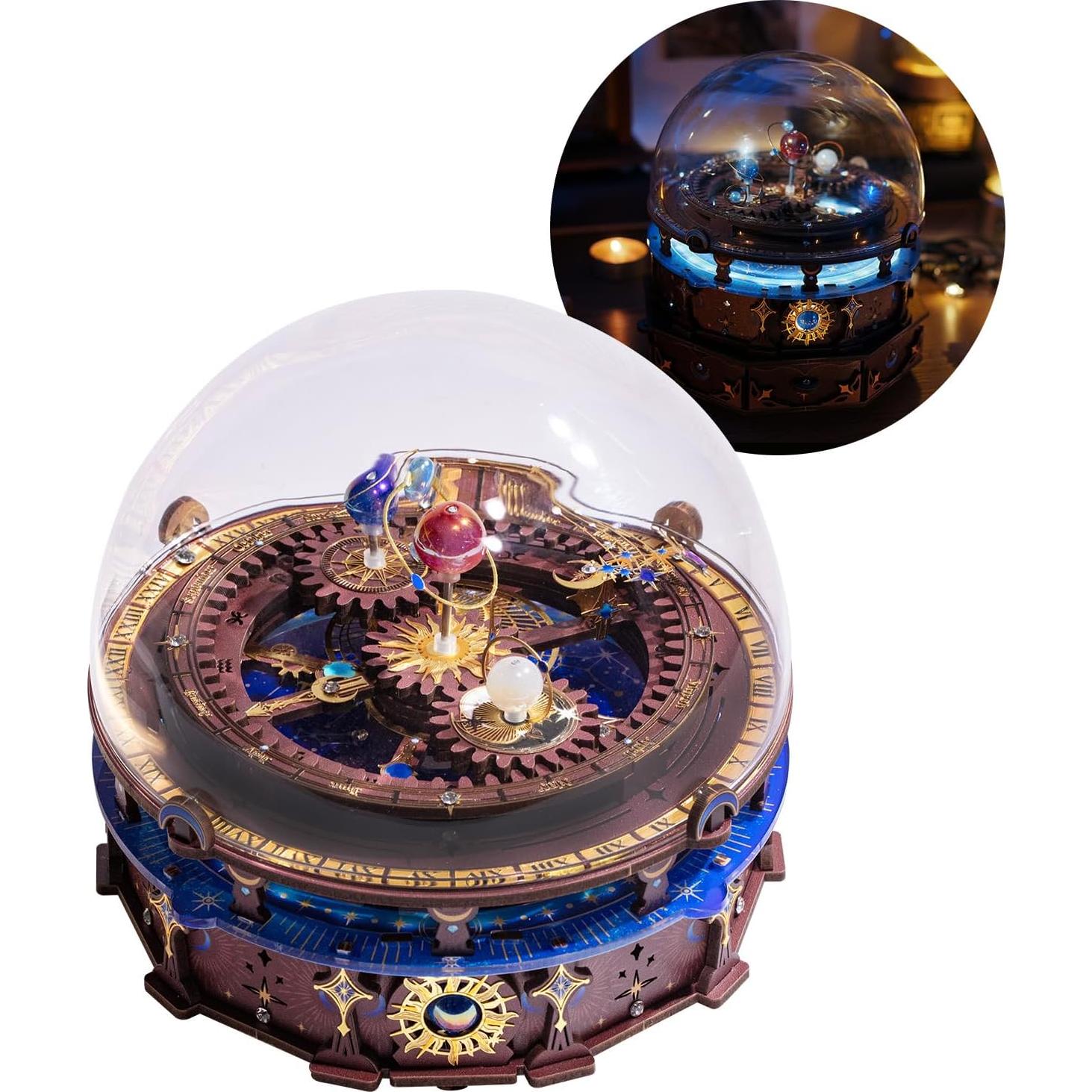 Rompecabezas 3D de Madera MU Planisferio Iluminado 20.5cm