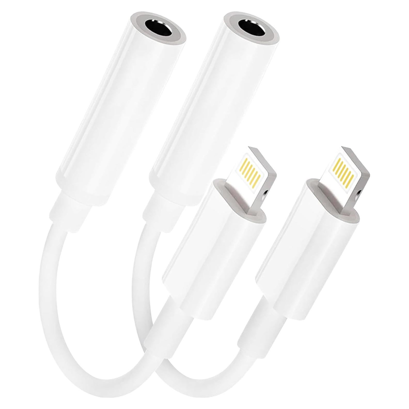 Adaptador Lightning a 3.5mm Fonestuff 2 Pack para iPhone