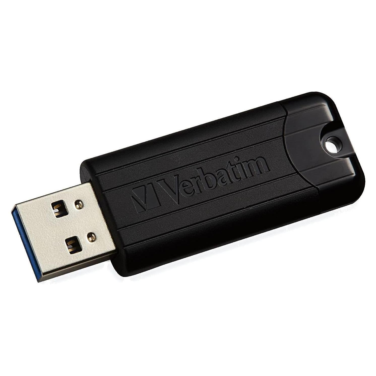 Pendrive Verbatim 32GB USB 3.2 Gen 1 Retráctil Negro