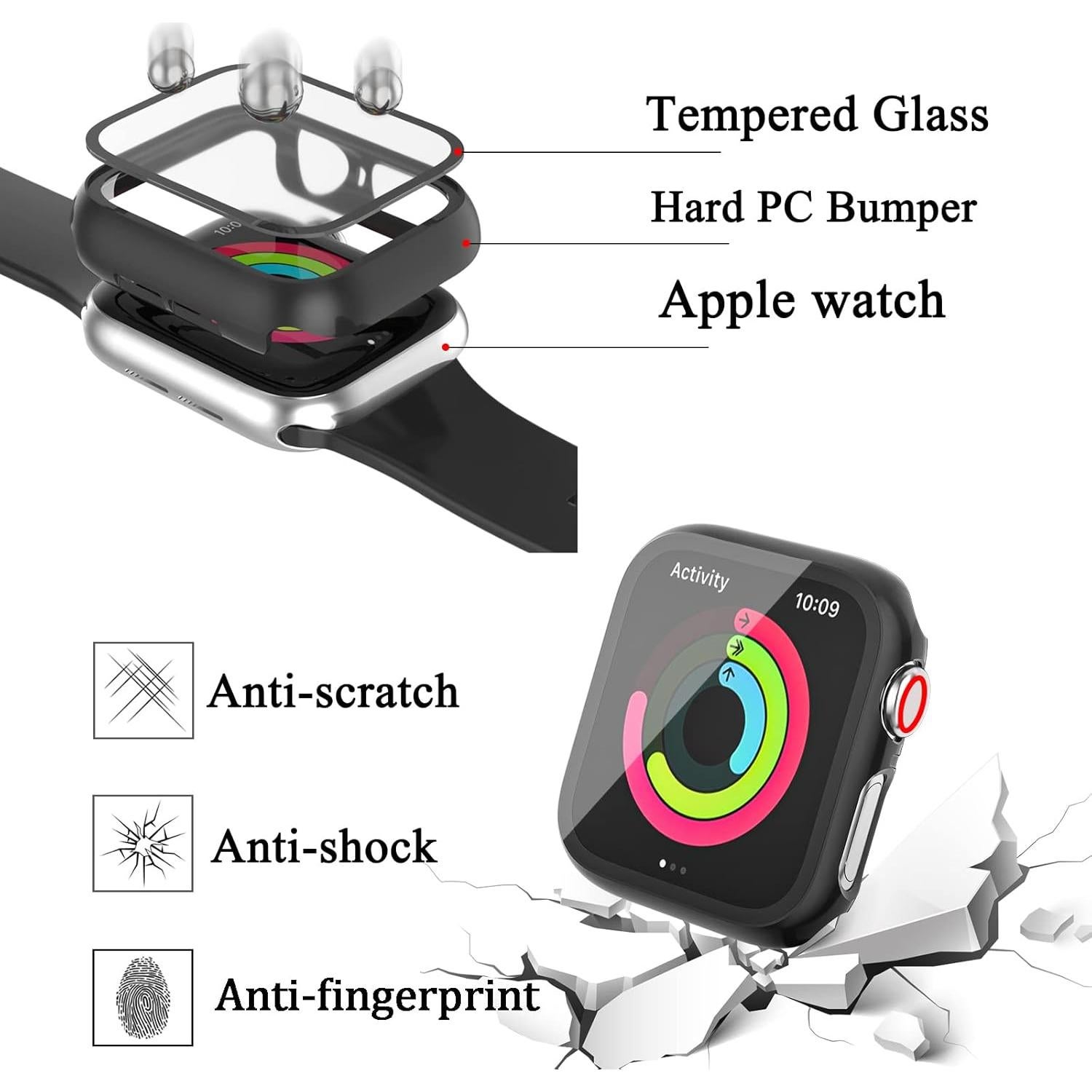 Funda Protectora HASDON para Apple Watch 40mm - 12 Colores