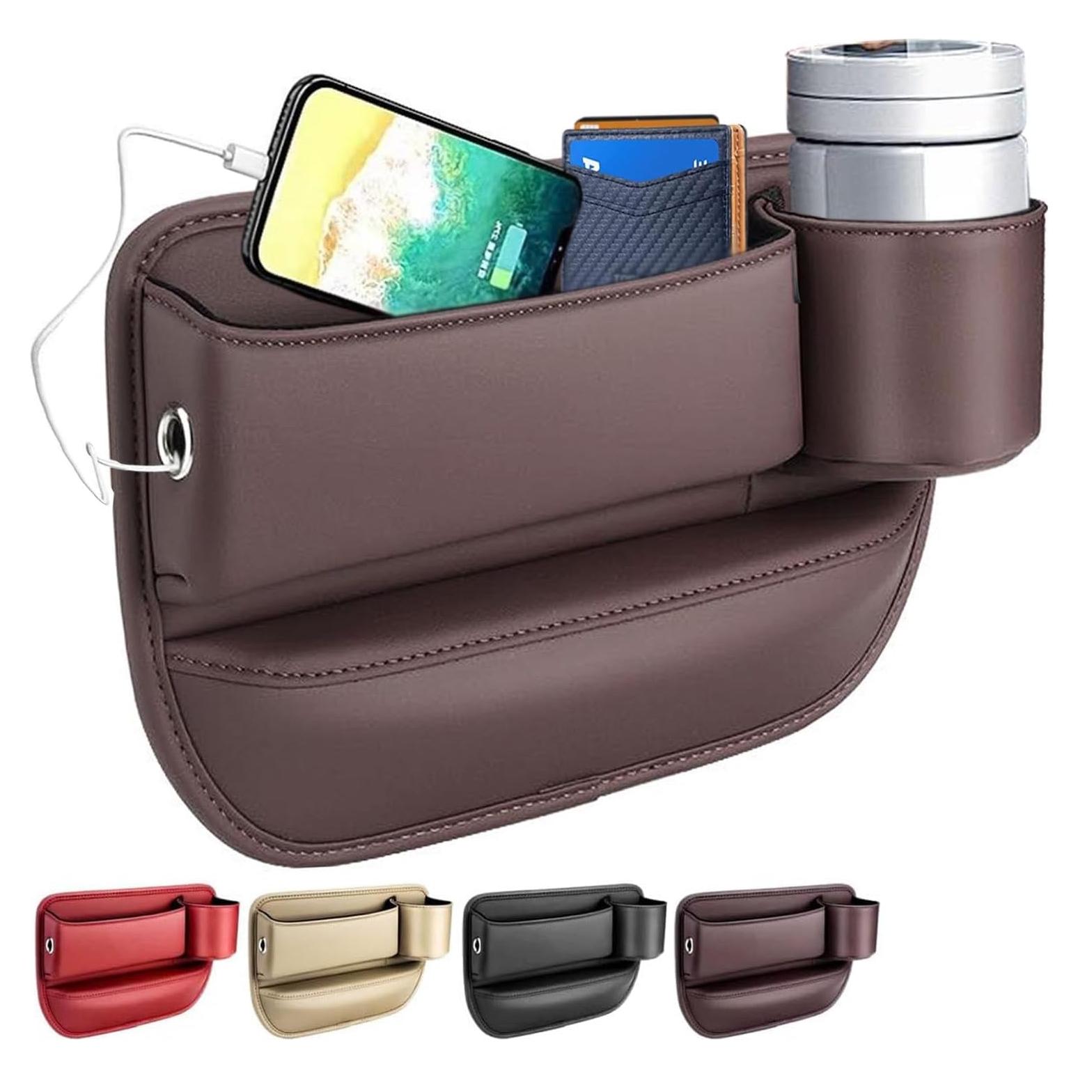 Organizador de Espacio entre Asientos Rainyanunite - Marrón