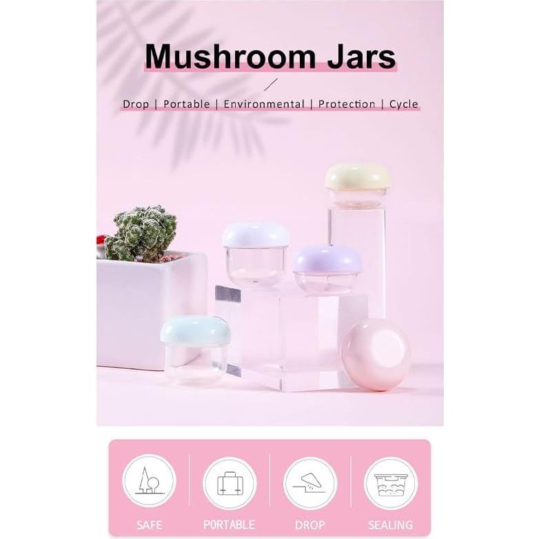 Tarros de Viaje Sprigold 0.34oz/10ml Aprobados por TSA - 5 Piezas