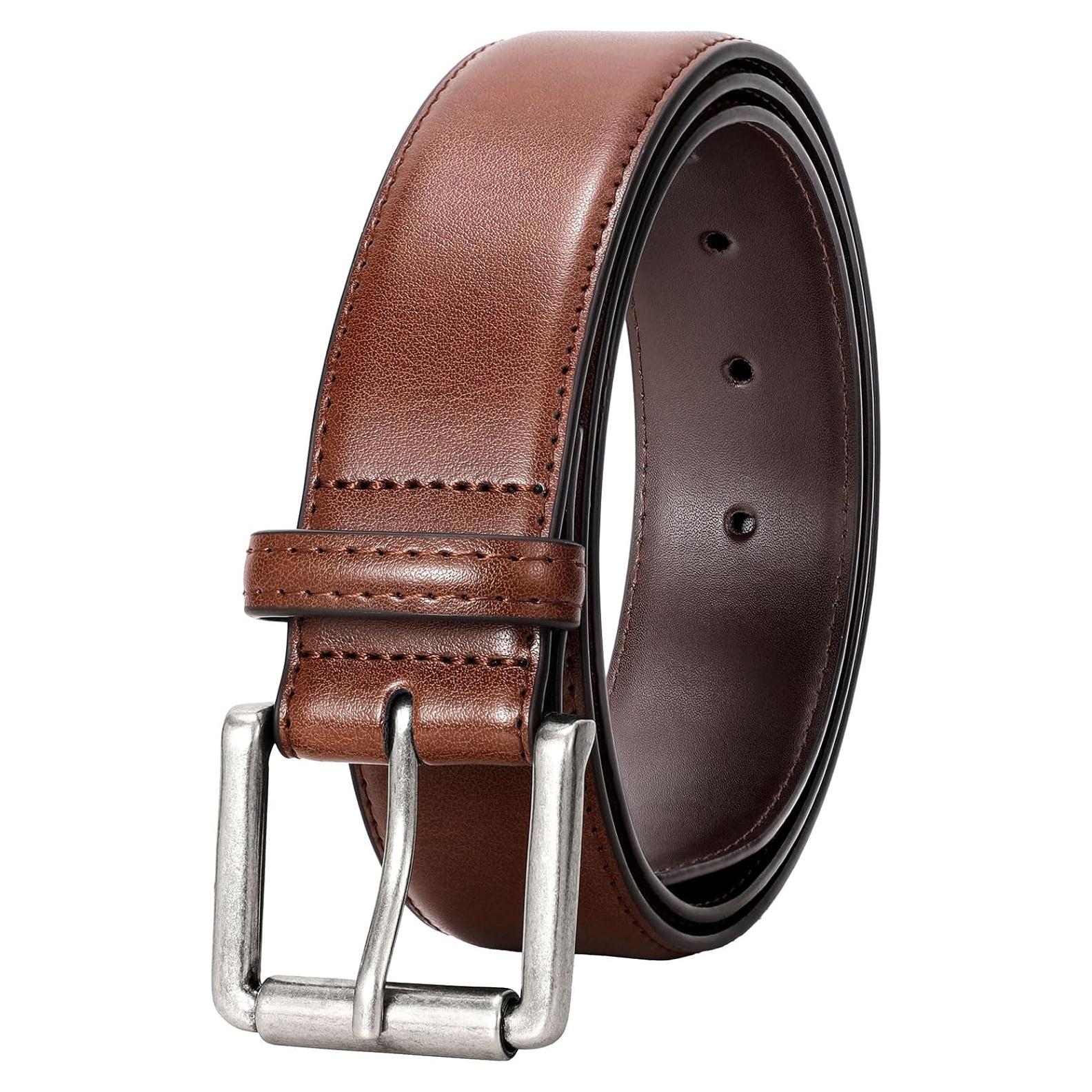 Cinturón de Cuero para Hombre JASGOOD - 3.8 cm Clásico