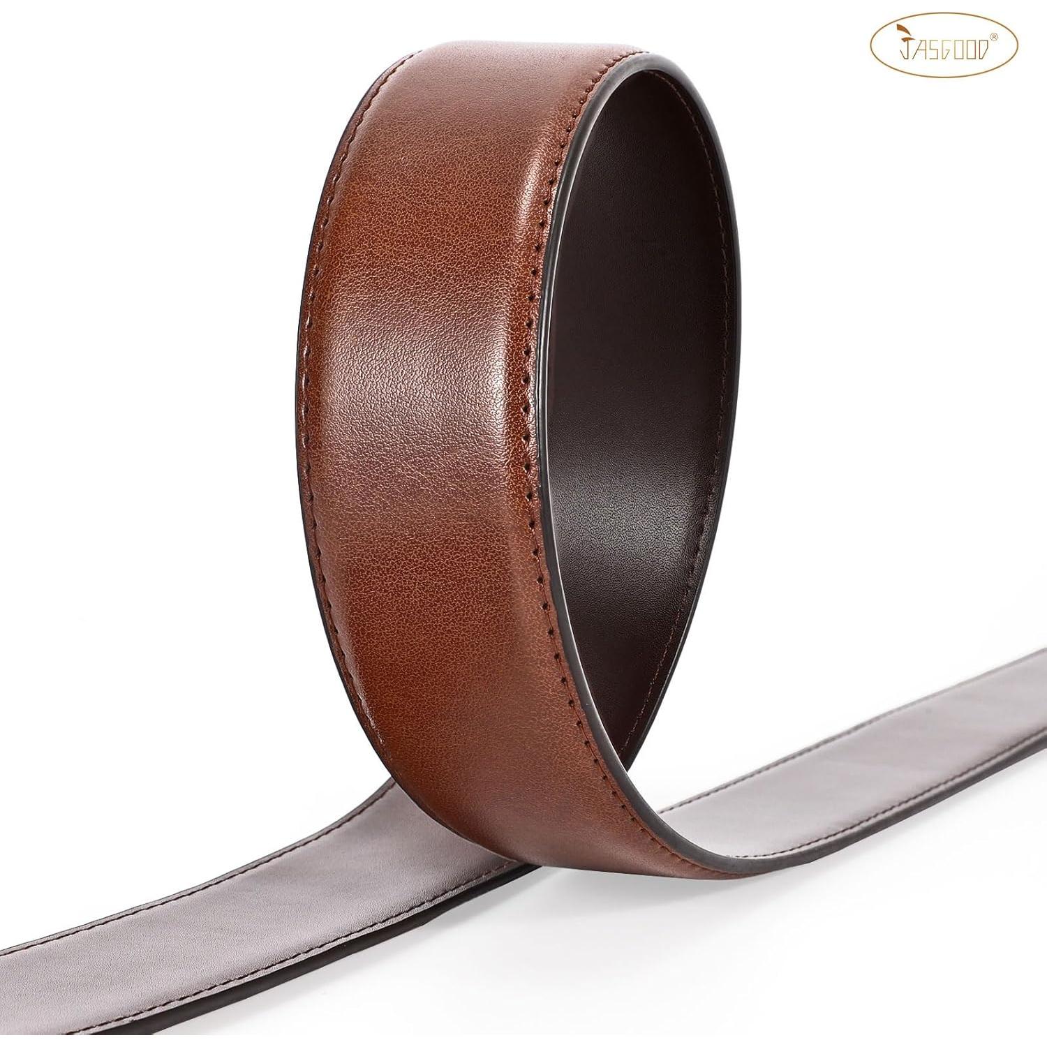Cinturón de Cuero para Hombre JASGOOD - 3.8 cm Clásico