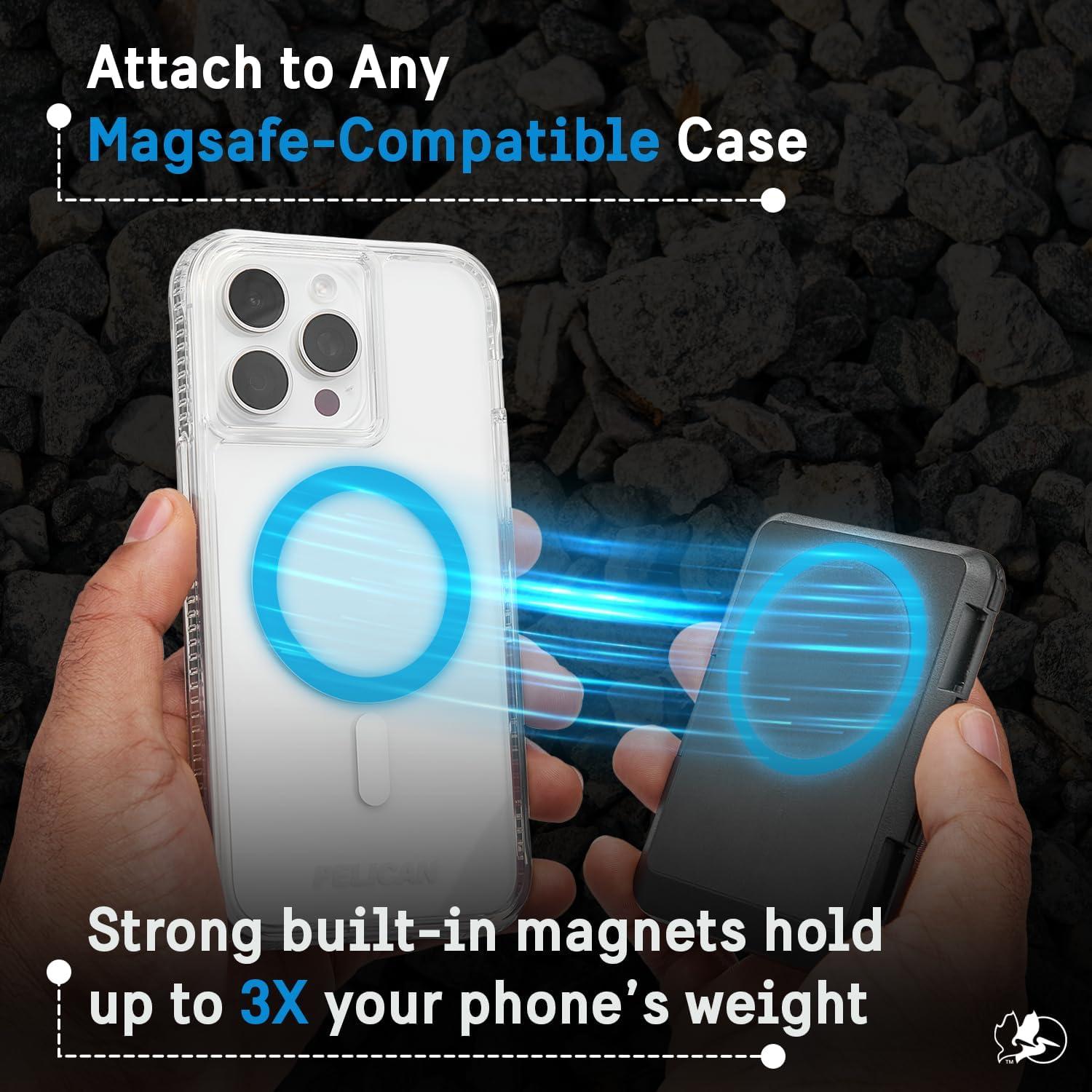 Billetera MagSafe Pelican para iPhone 16/15/14/13/12 - Negro