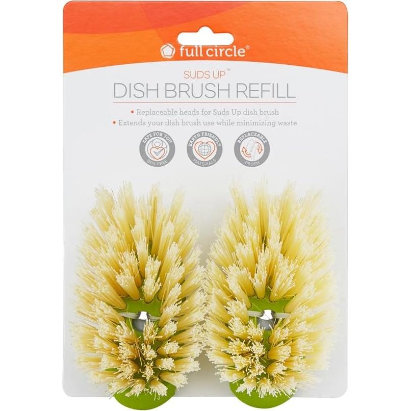 Recargas de cepillo dispensador de jabón Full Circle Suds Up 2 unidades