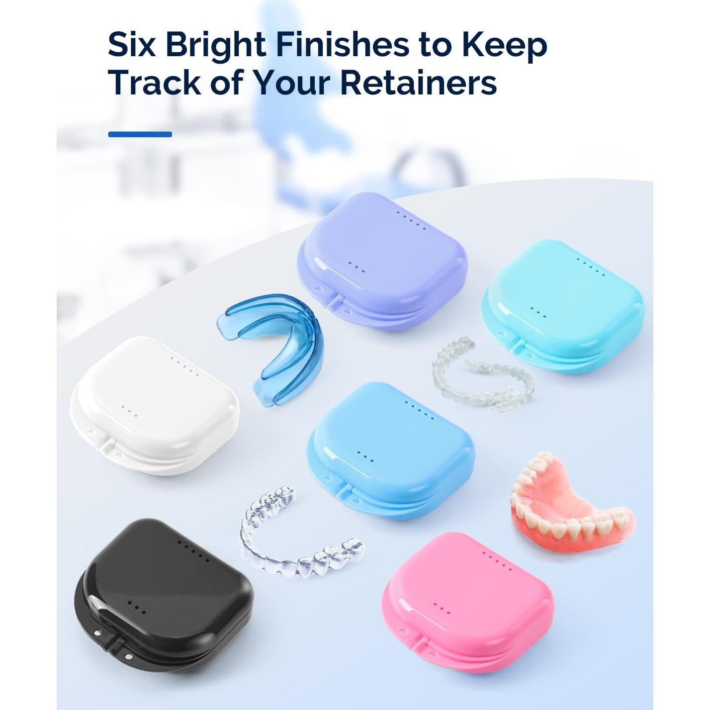 Estuche para Retenedor JMU Negro con Ventilación 7.87cm