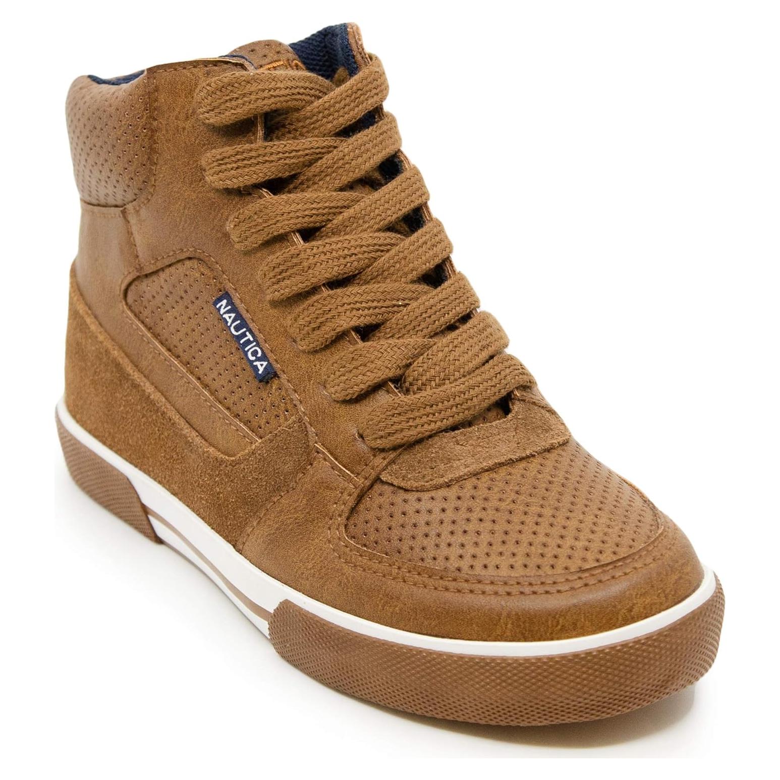 Zapatilla Nautica Oakford para Niños - Botín Alto Marrón