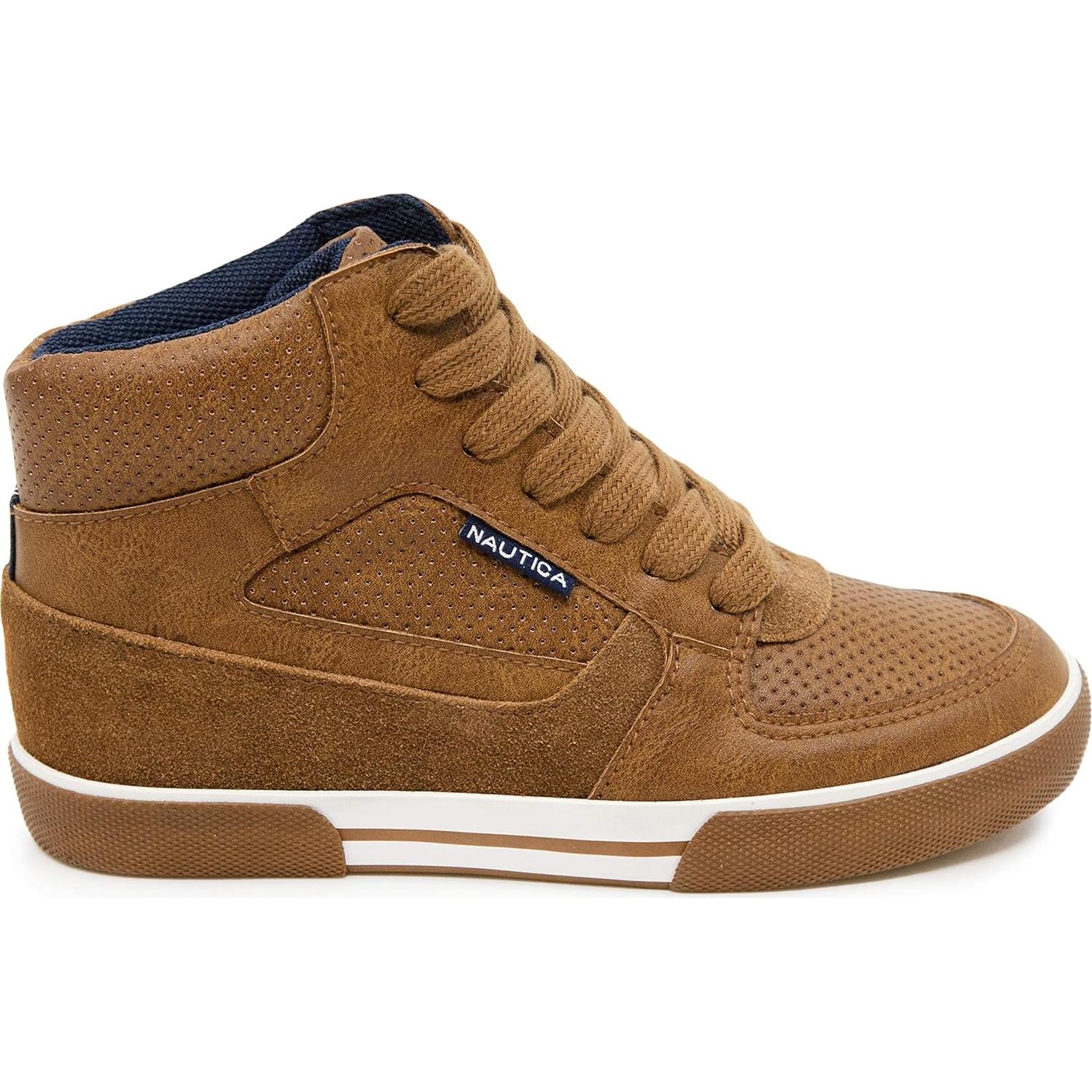 Zapatilla Nautica Oakford para Niños - Botín Alto Marrón