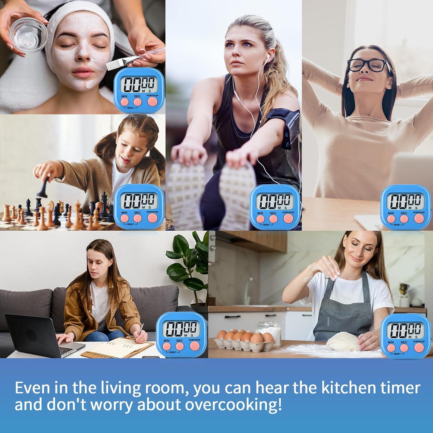 Paquete de 24 Temporizadores Digitales CZBRO Magnéticos