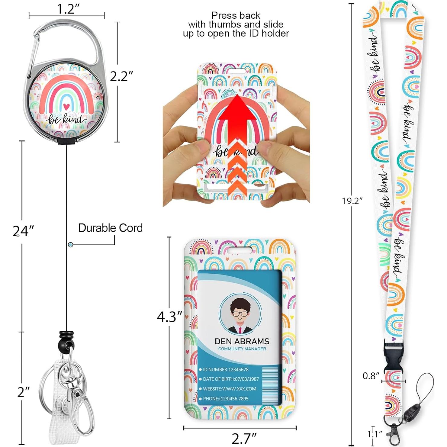 Cinta para Insignia Retráctil Piefly Be Kind 48.8cm