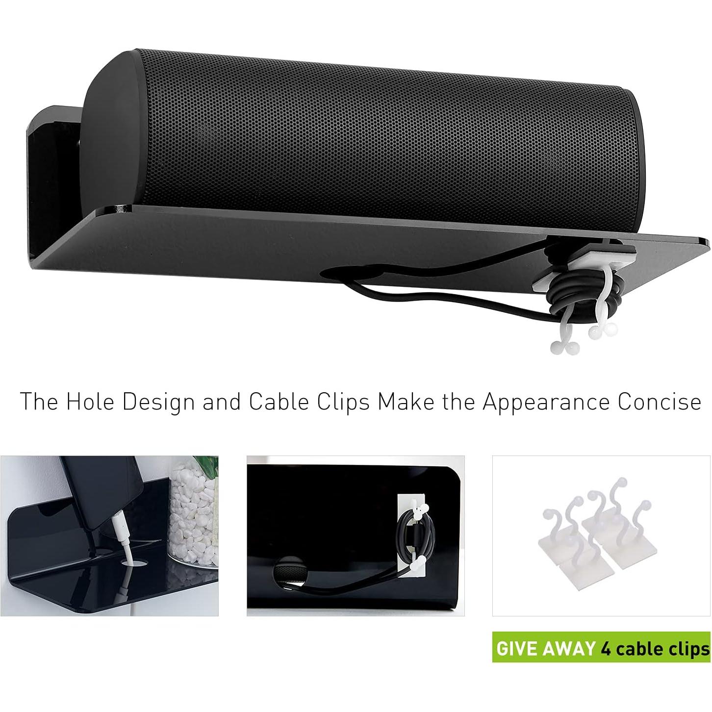 Estante Flotante Acrílico OAPRIRE - Juego de 2, 22.86x8.89cm