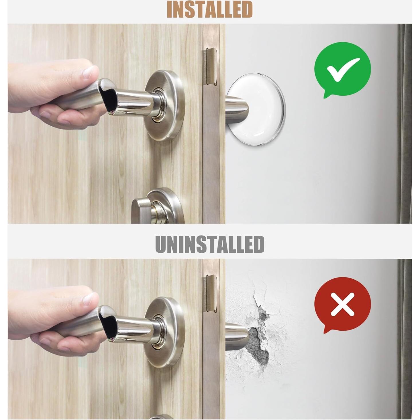 Topes de Puerta Crosize 8 Piezas 5.08 cm Adhesivo Fuerte