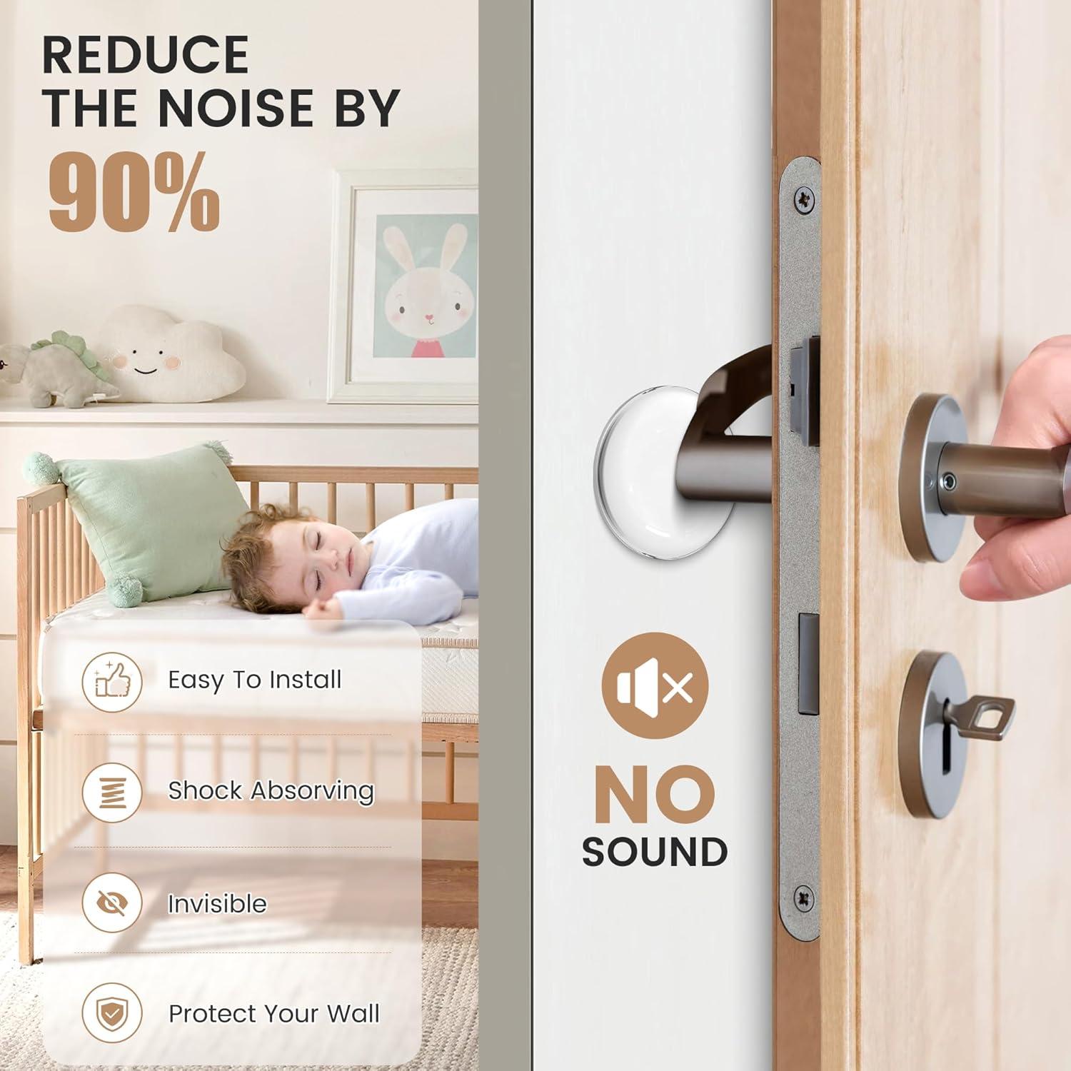 Topes de Puerta Crosize 8 Piezas 5.08 cm Adhesivo Fuerte