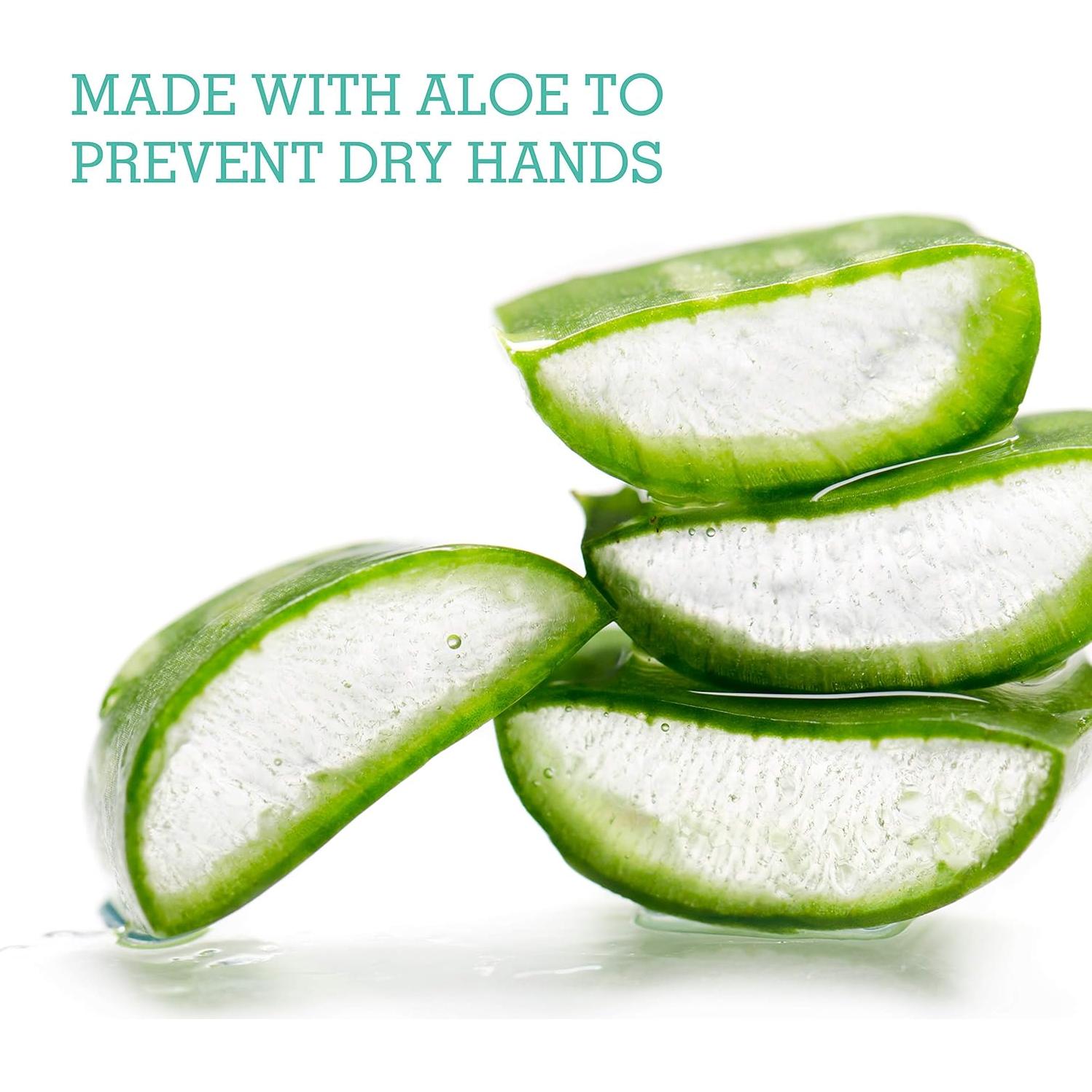 Toallitas Desinfectantes para Manos Cleanze - 50 Unidades Sin Fragancia con Aloe