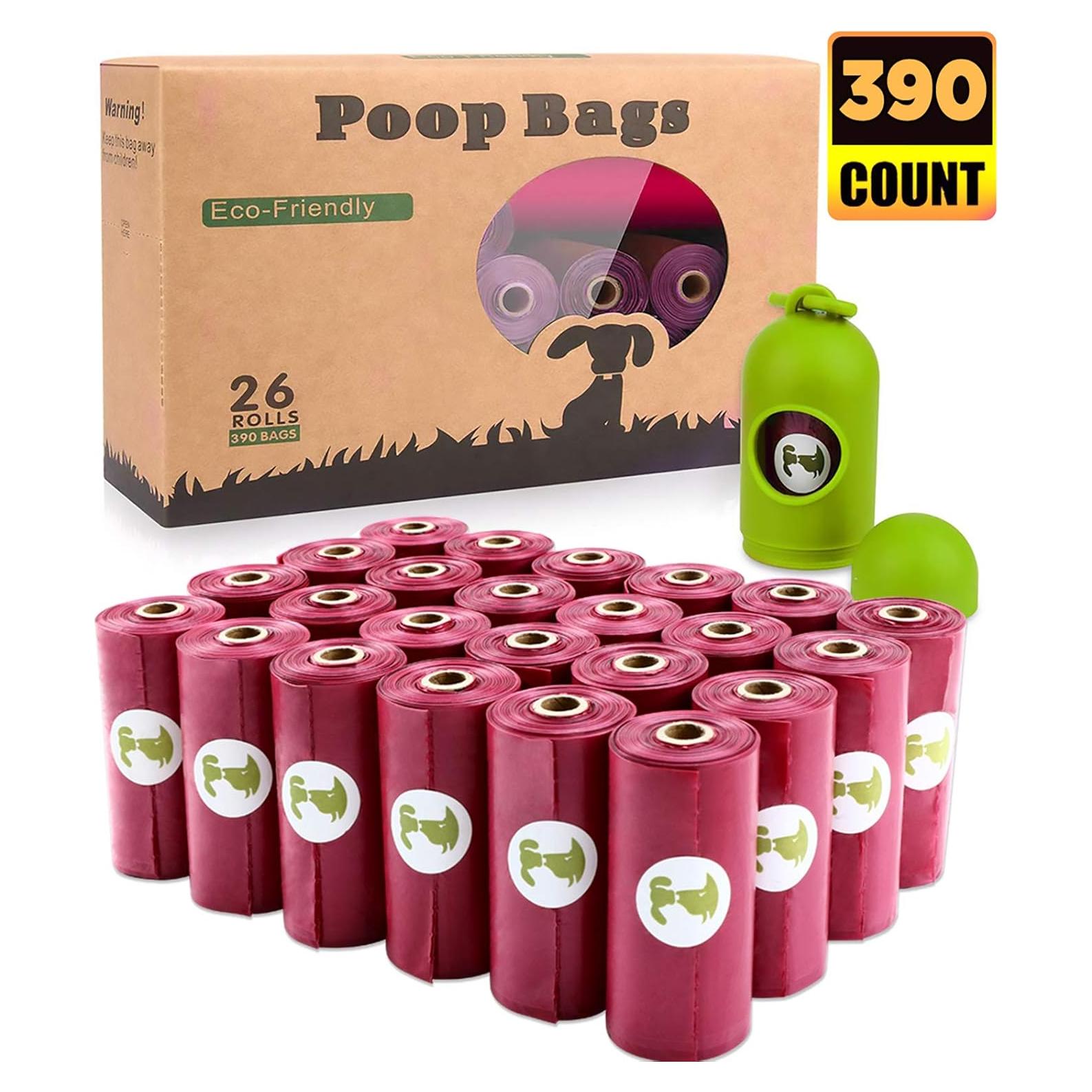 Bolsas de Excremento Biodegradables BOTEWO 390 Cuentas con Aroma