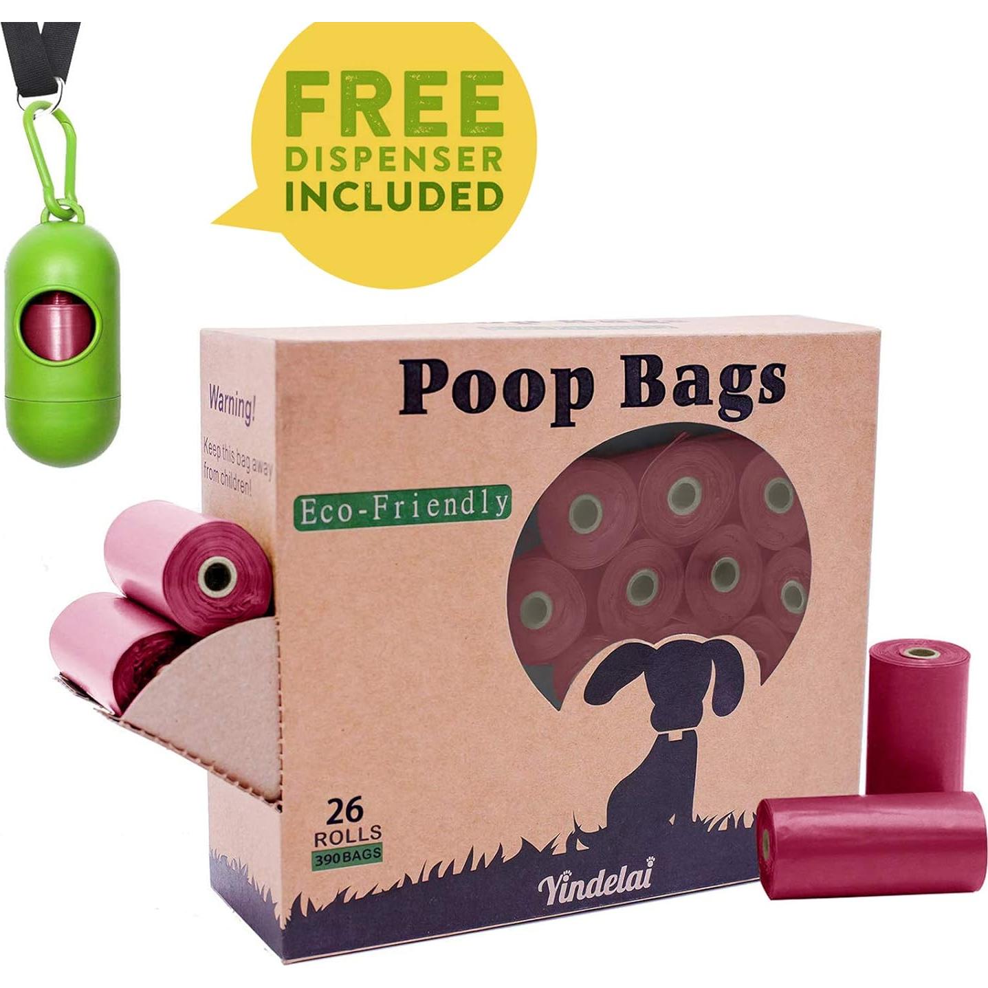 Bolsas de Excremento Biodegradables BOTEWO 390 Cuentas con Aroma