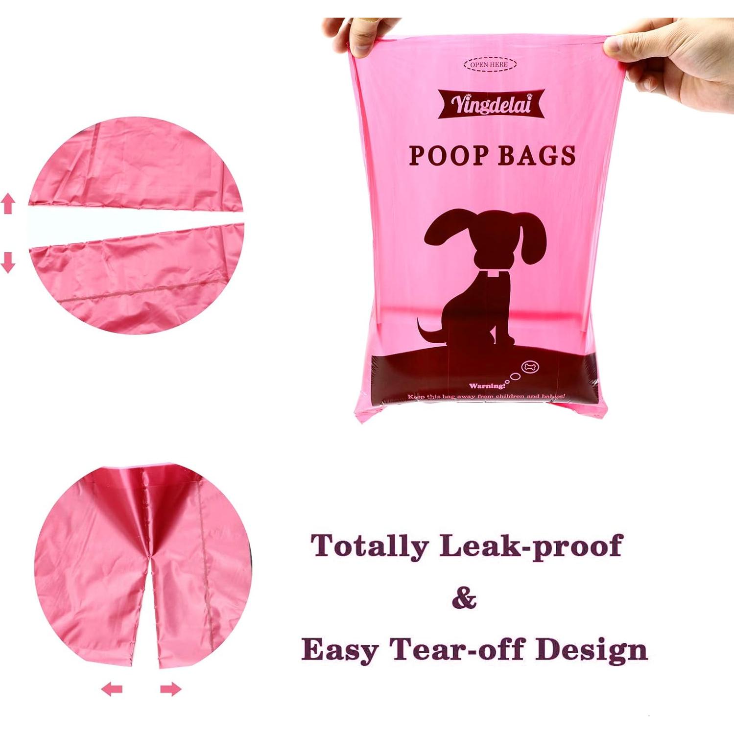 Bolsas de Excremento Biodegradables BOTEWO 390 Cuentas con Aroma